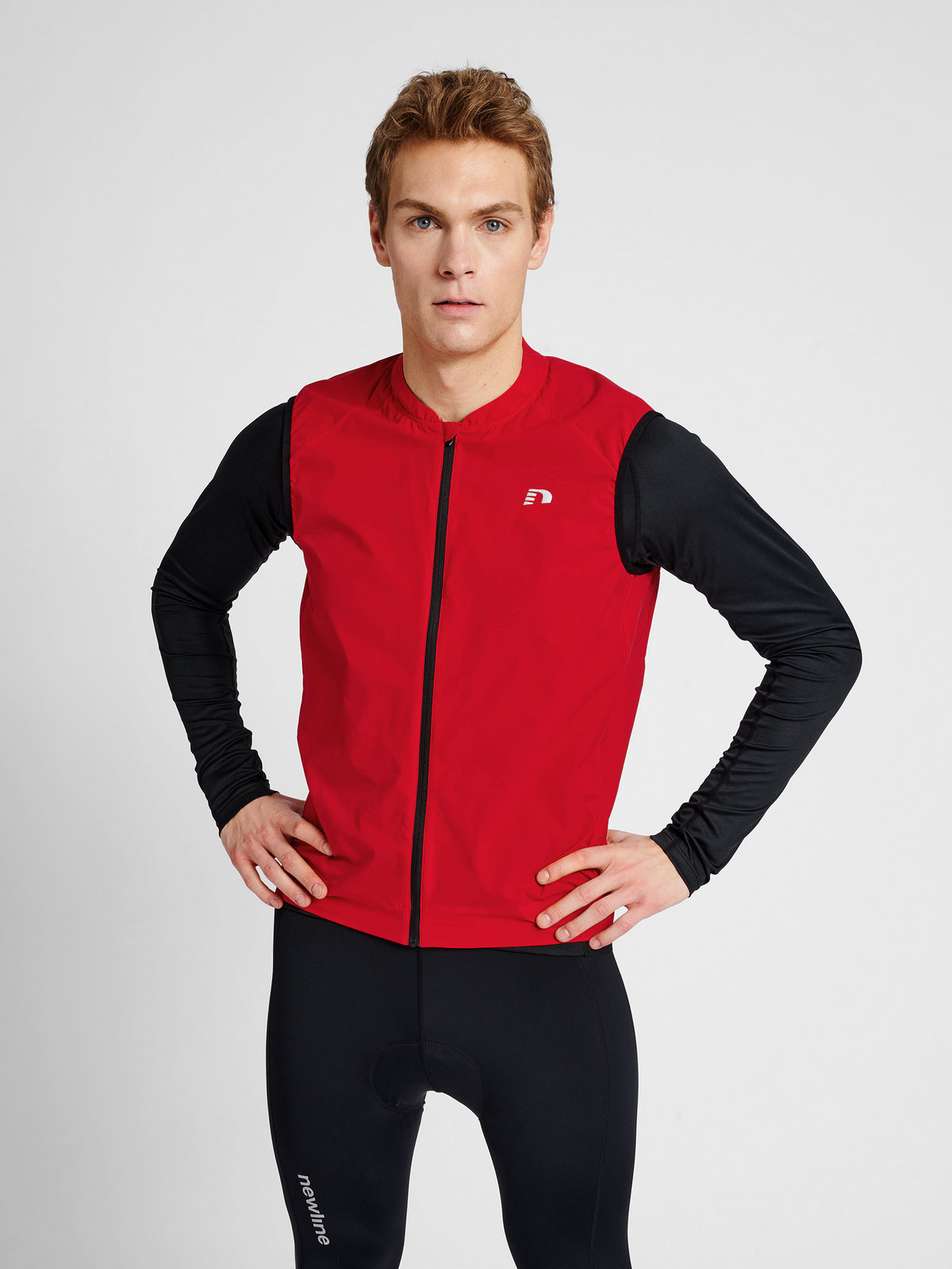 Newline Mens Core Bike Gilet Tango Red