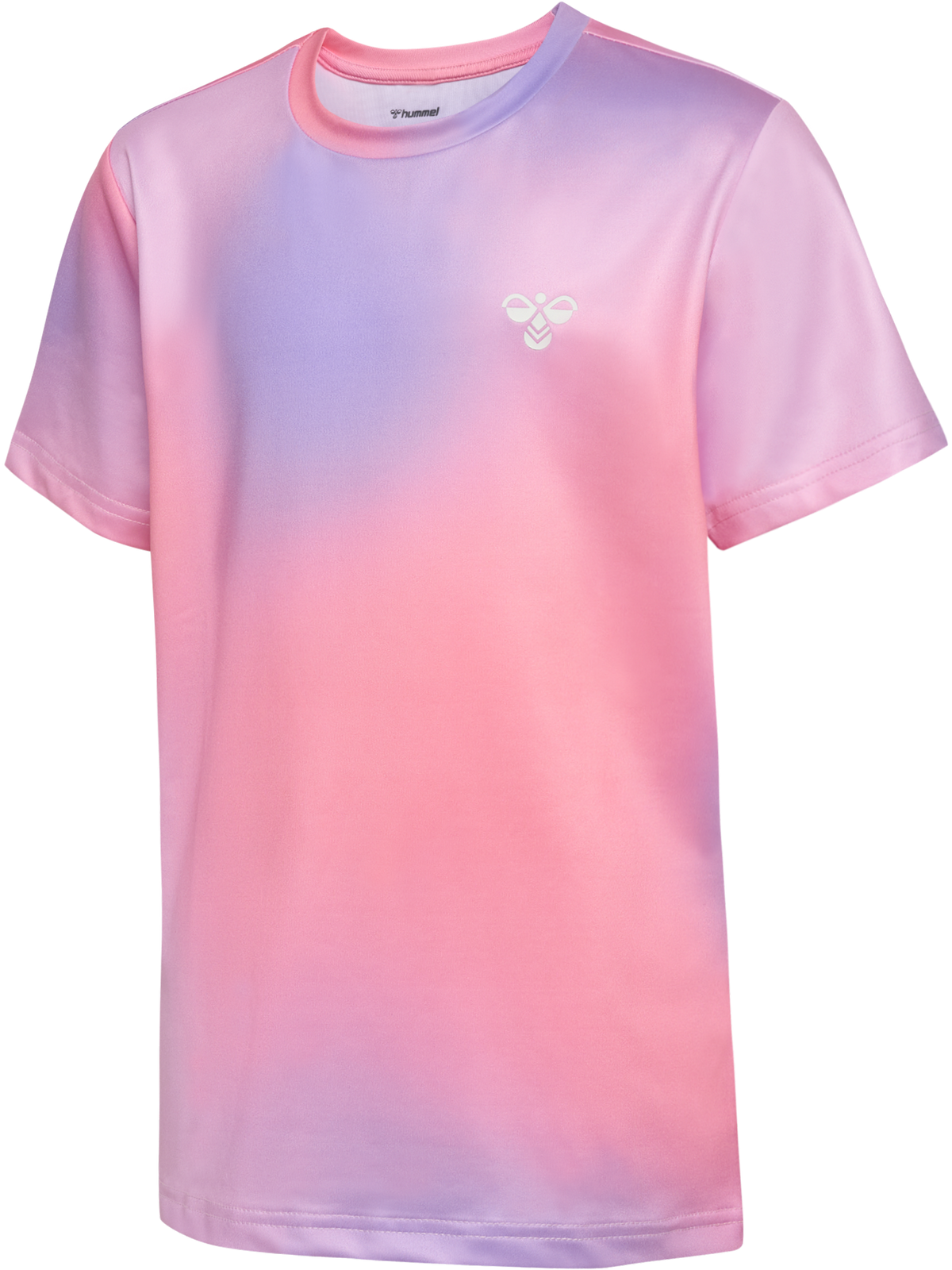hummel Jr Gradient Gym T-shirt S/S Shell Pink