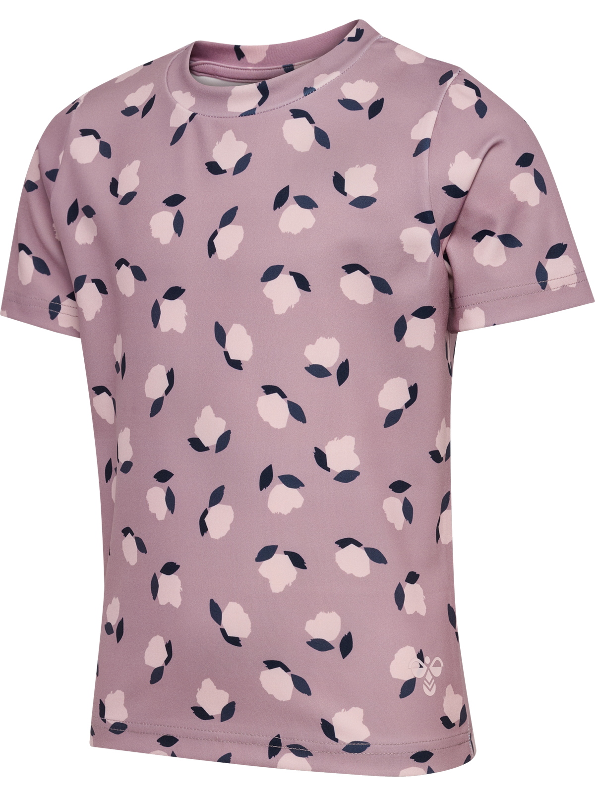 hummel Jr Fitted Aop Gym T-shirt S/S Sea Fog