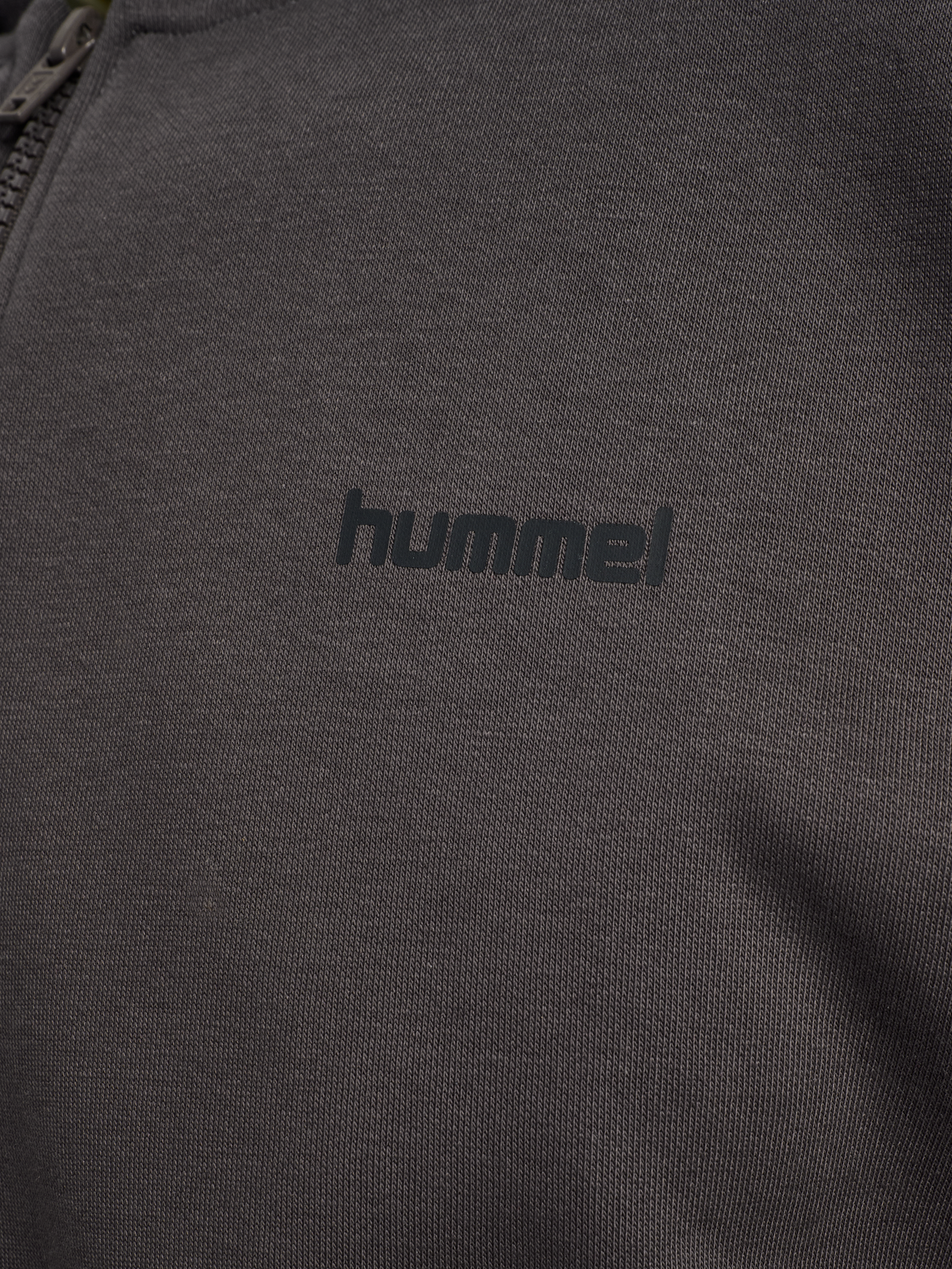 hummel Keeper Chevron Zip Hoodie Shale