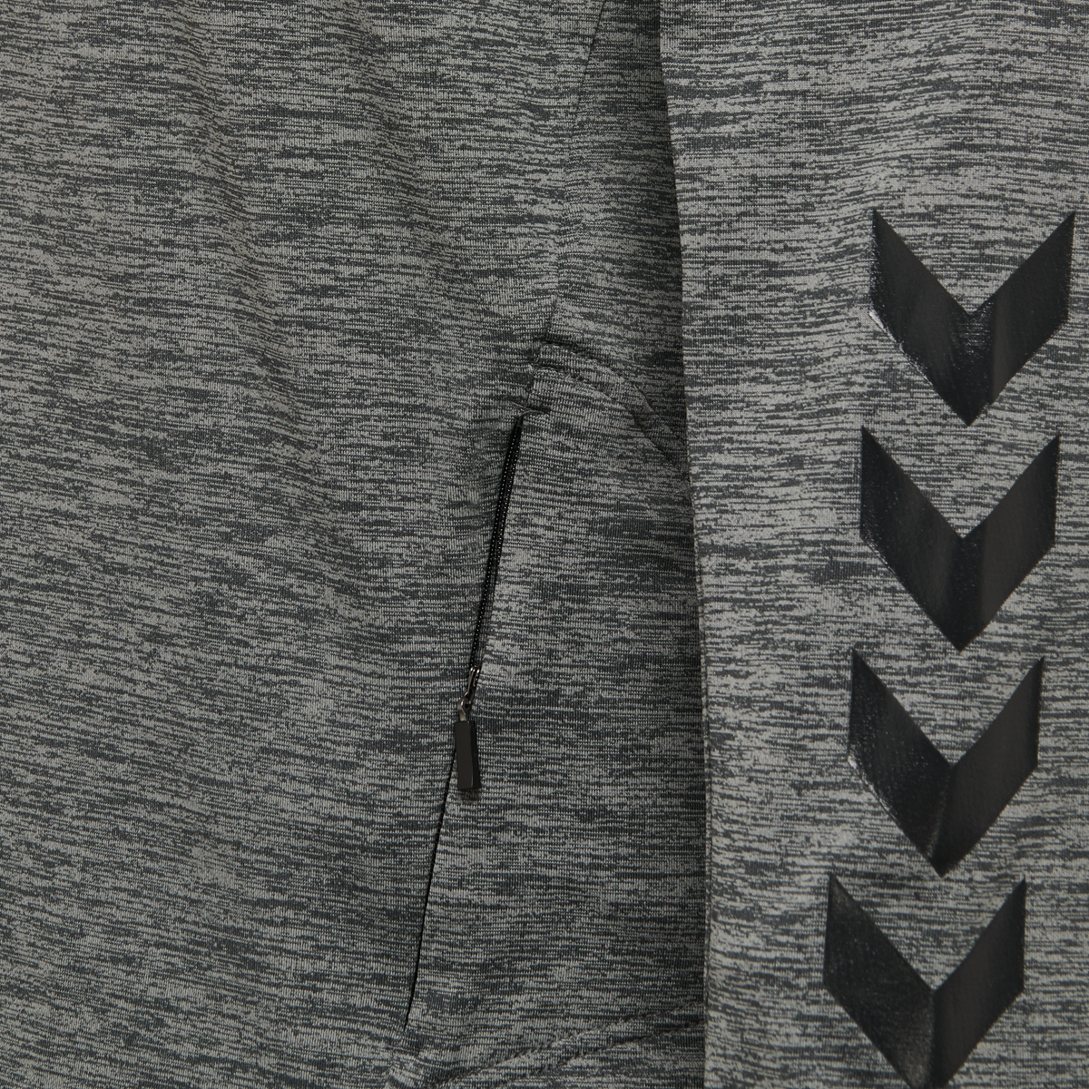 hummel Aston Hoodie Dark Grey Melange