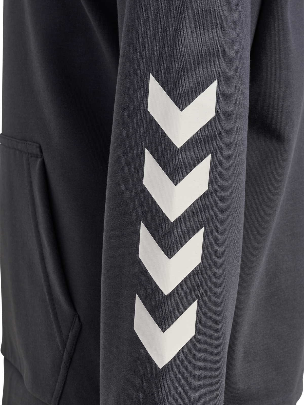 hummel Jr Logo Hoodie Ebony