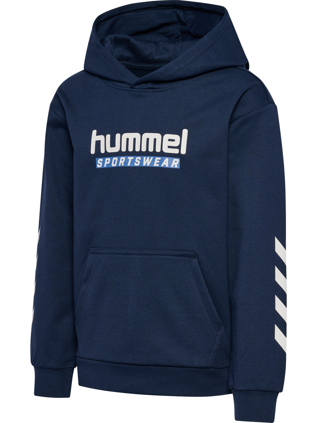 hummel Jr Logo Hoodie Dress Blues