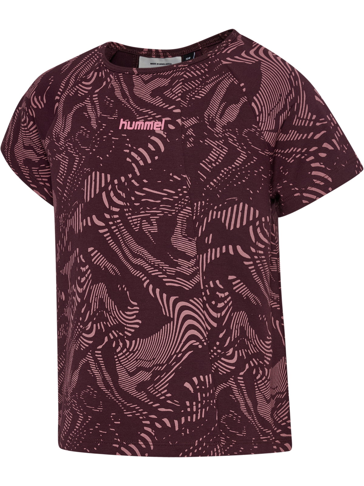 hummel Jr Aop A-Shaped T-shirt Winetasting