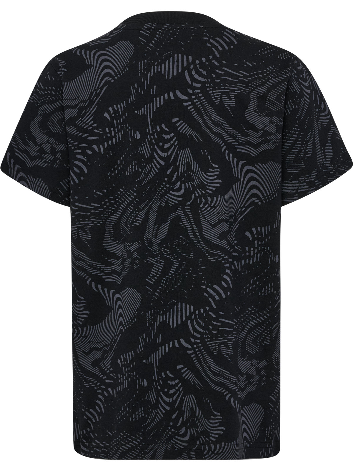 hummel Jr Aop Logo T-shirt Black