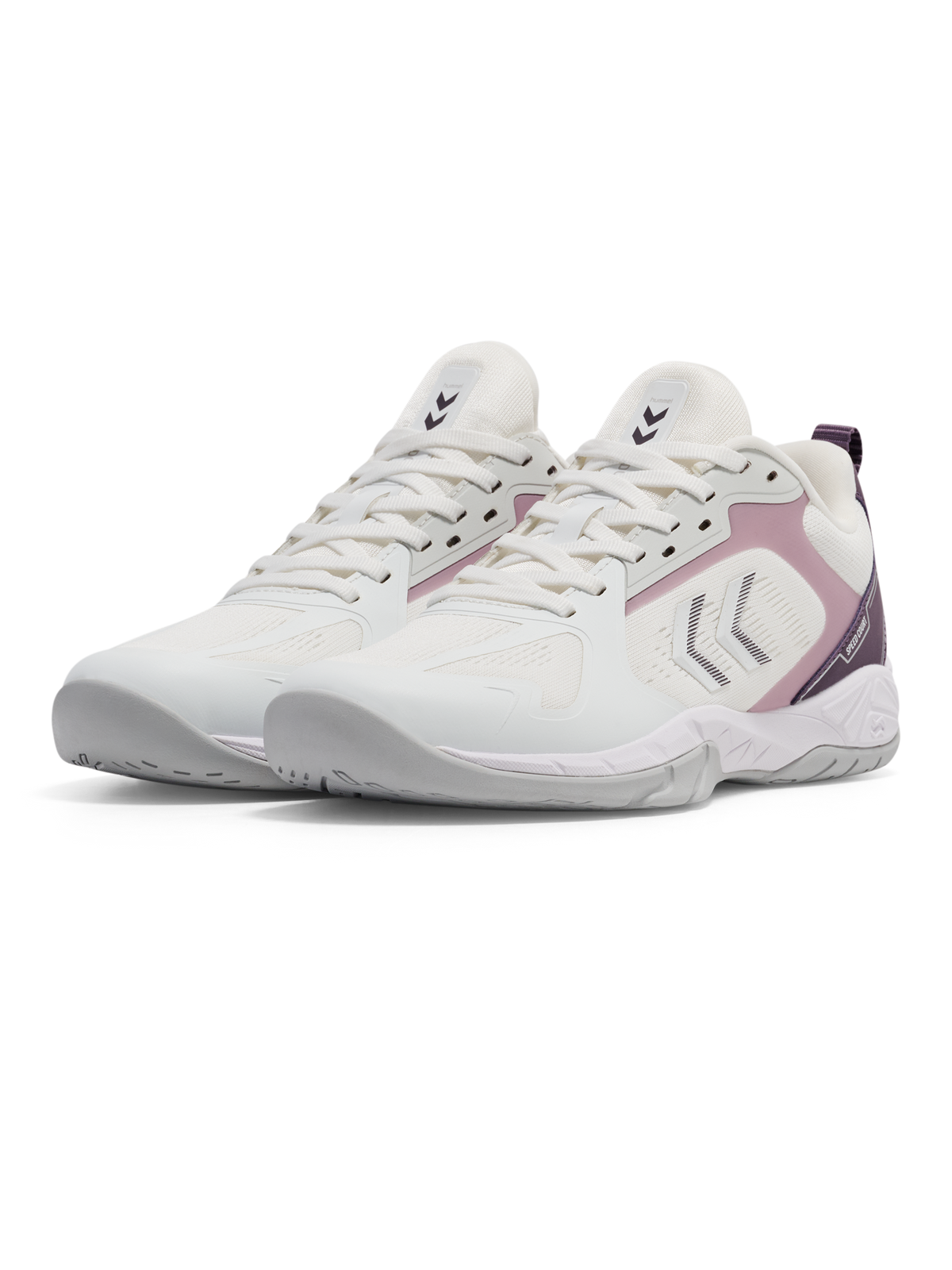 hummel Speed Court White/Sea Fog