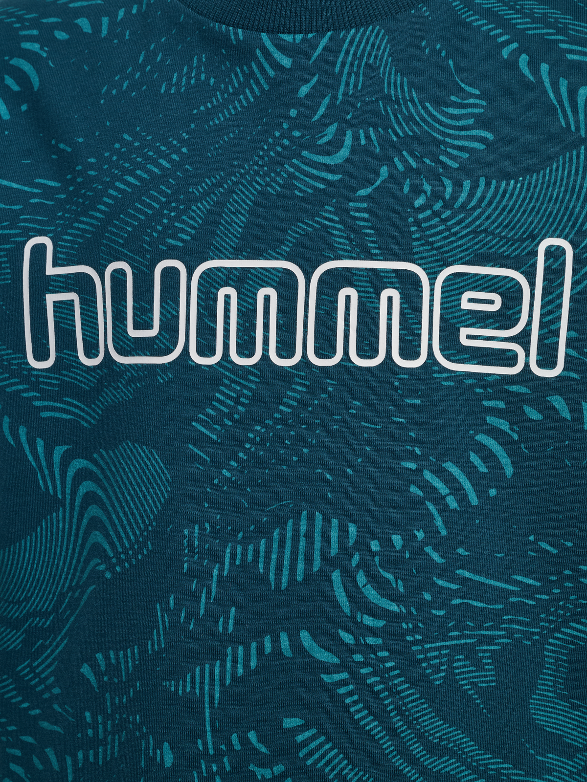 hummel Jr Aop Logo T-shirt Reflecting Pond