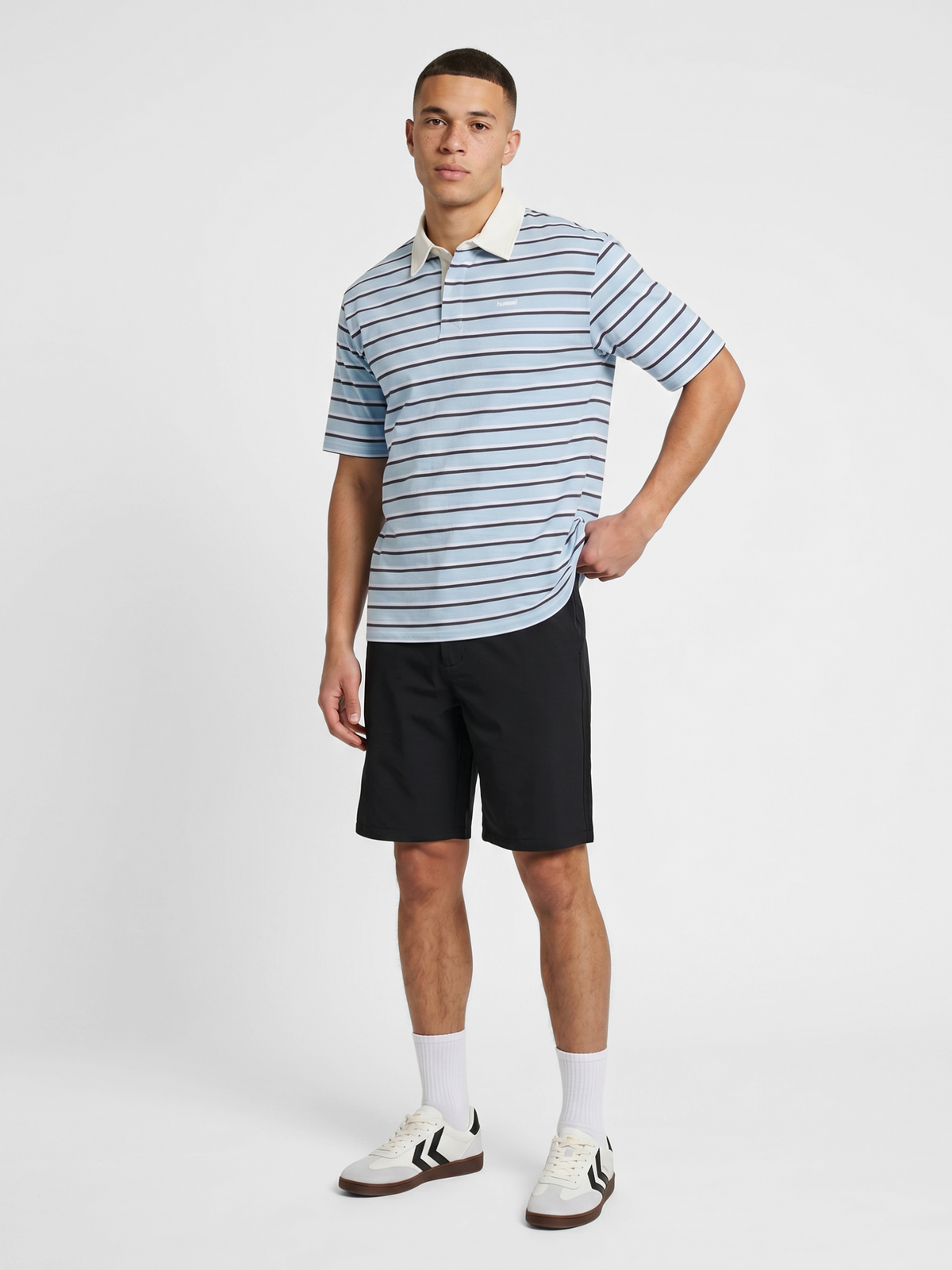 hummel I-D Polo S/S Floaty Blue