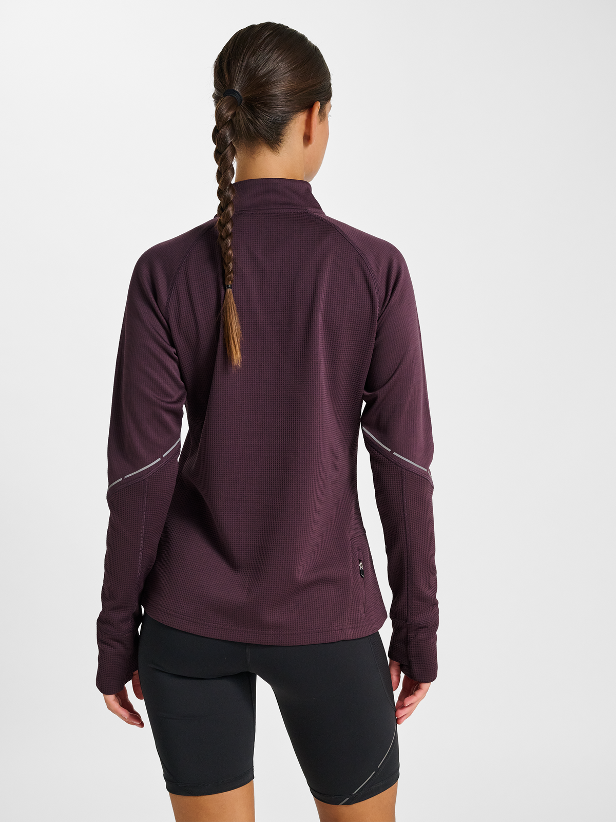 Newline Power Half Zip Midlayer W Plum Perfect