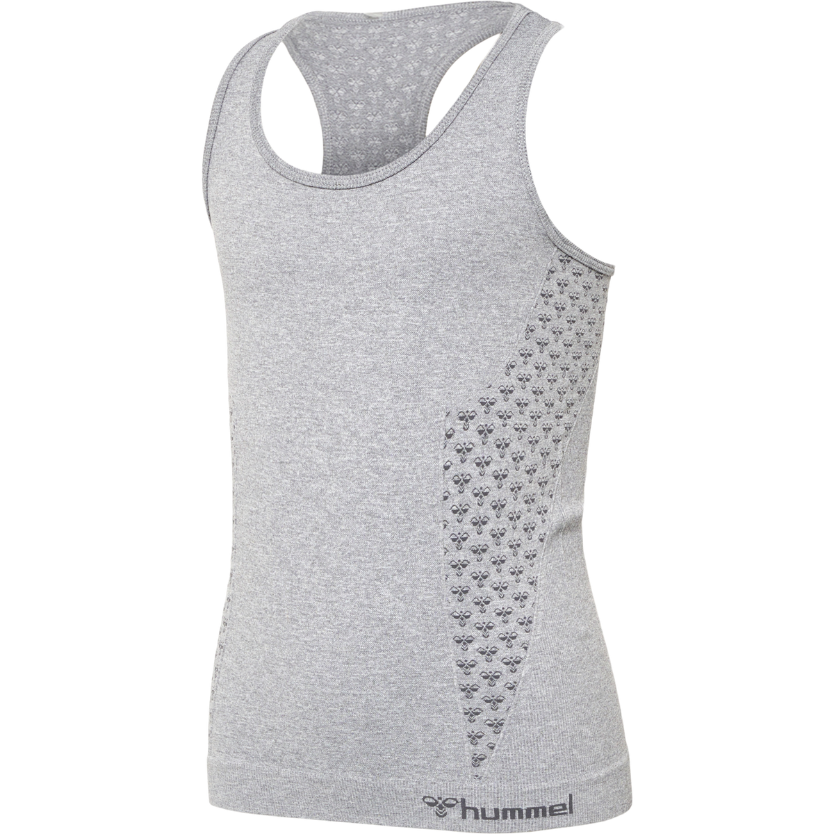 hummel Ci Junior Seamless Top Grey Melange