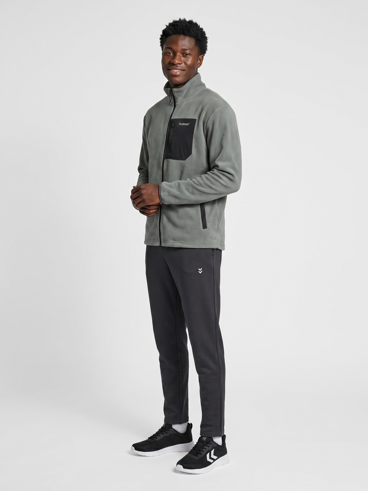 hummel Polar Fleece Jacket Castor Gray