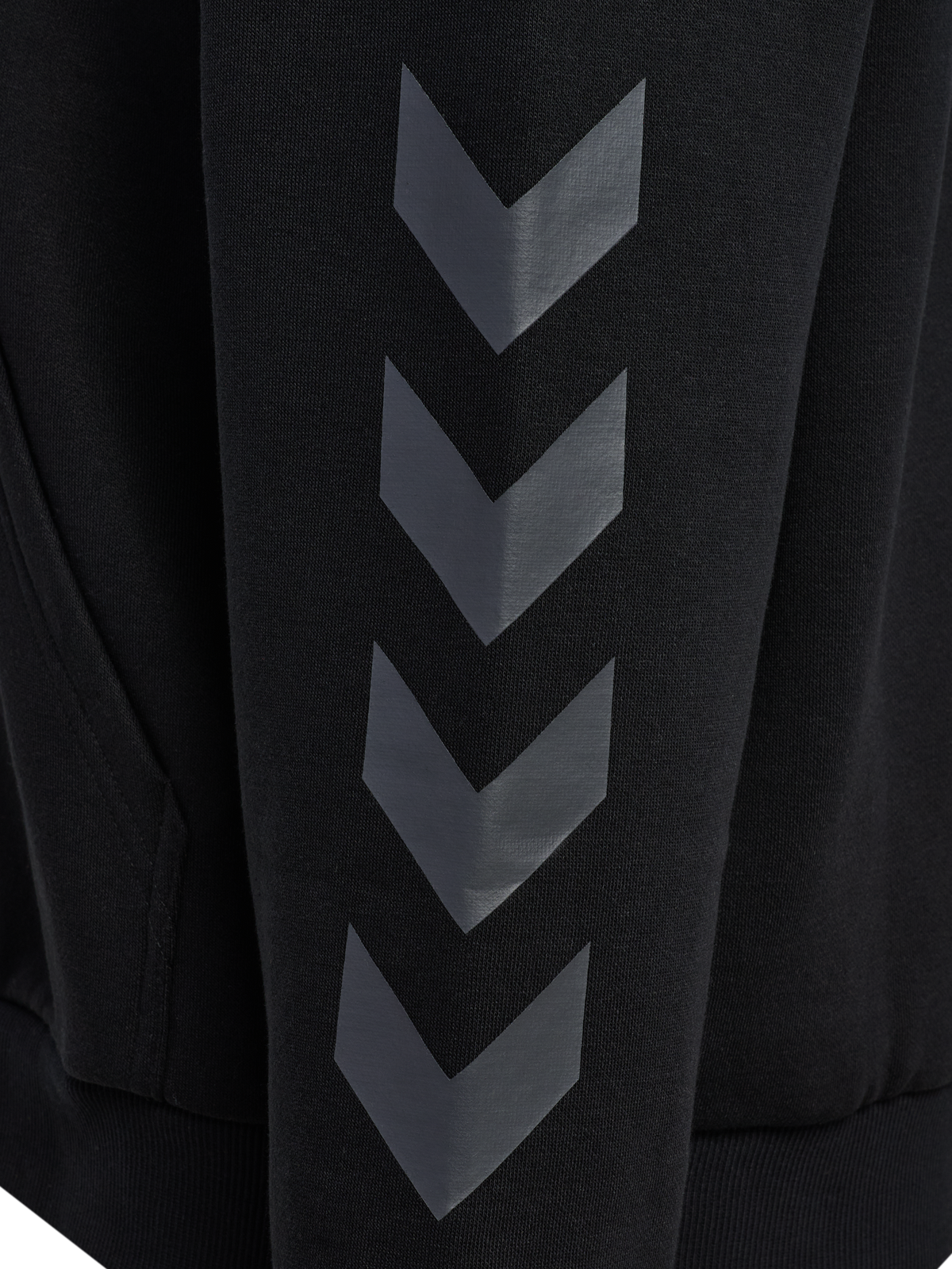 hummel Keeper Chevron W Zip Hoodie Black