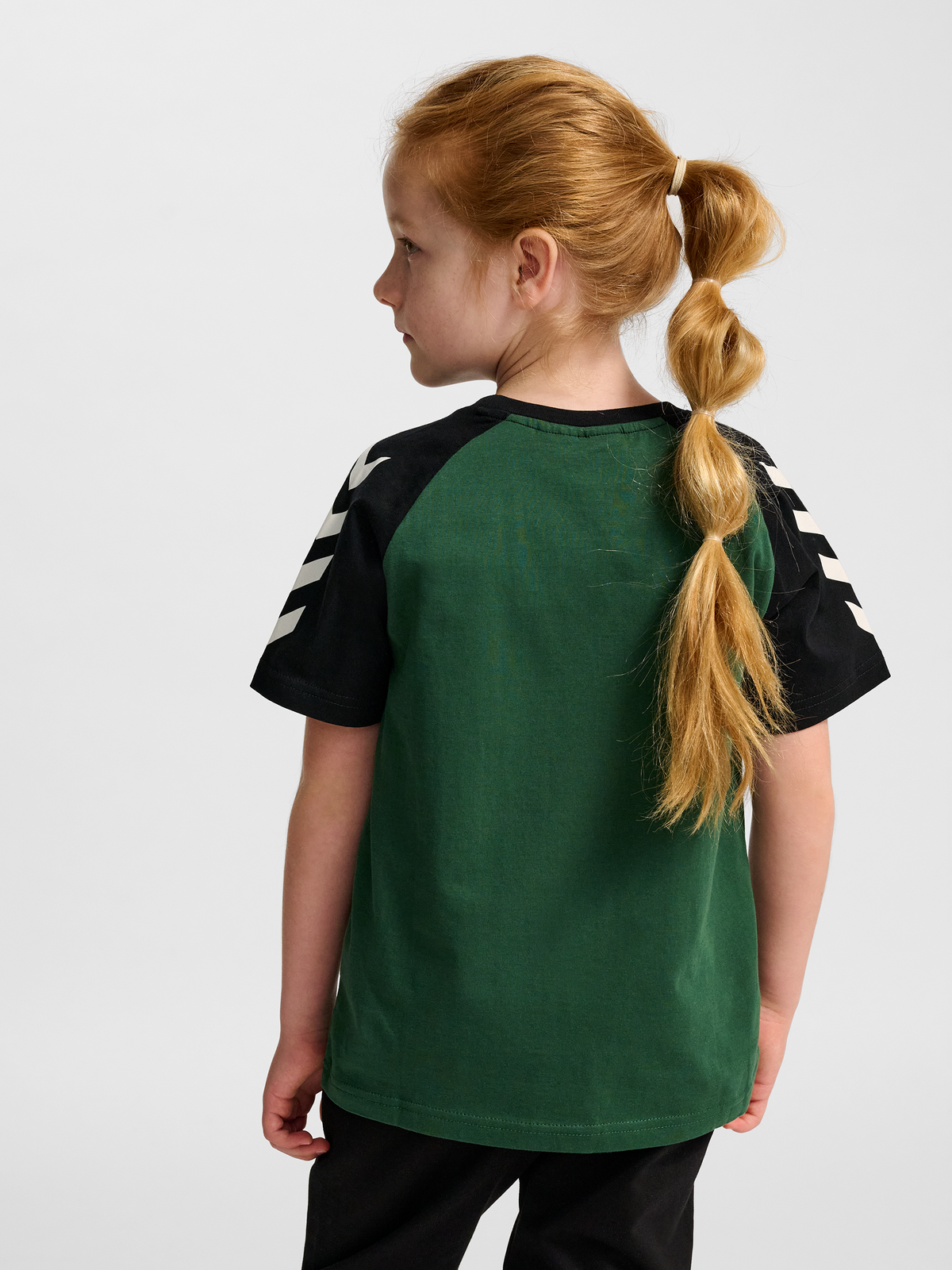 hummel Jr Logo T-shirt S/S Dark Green