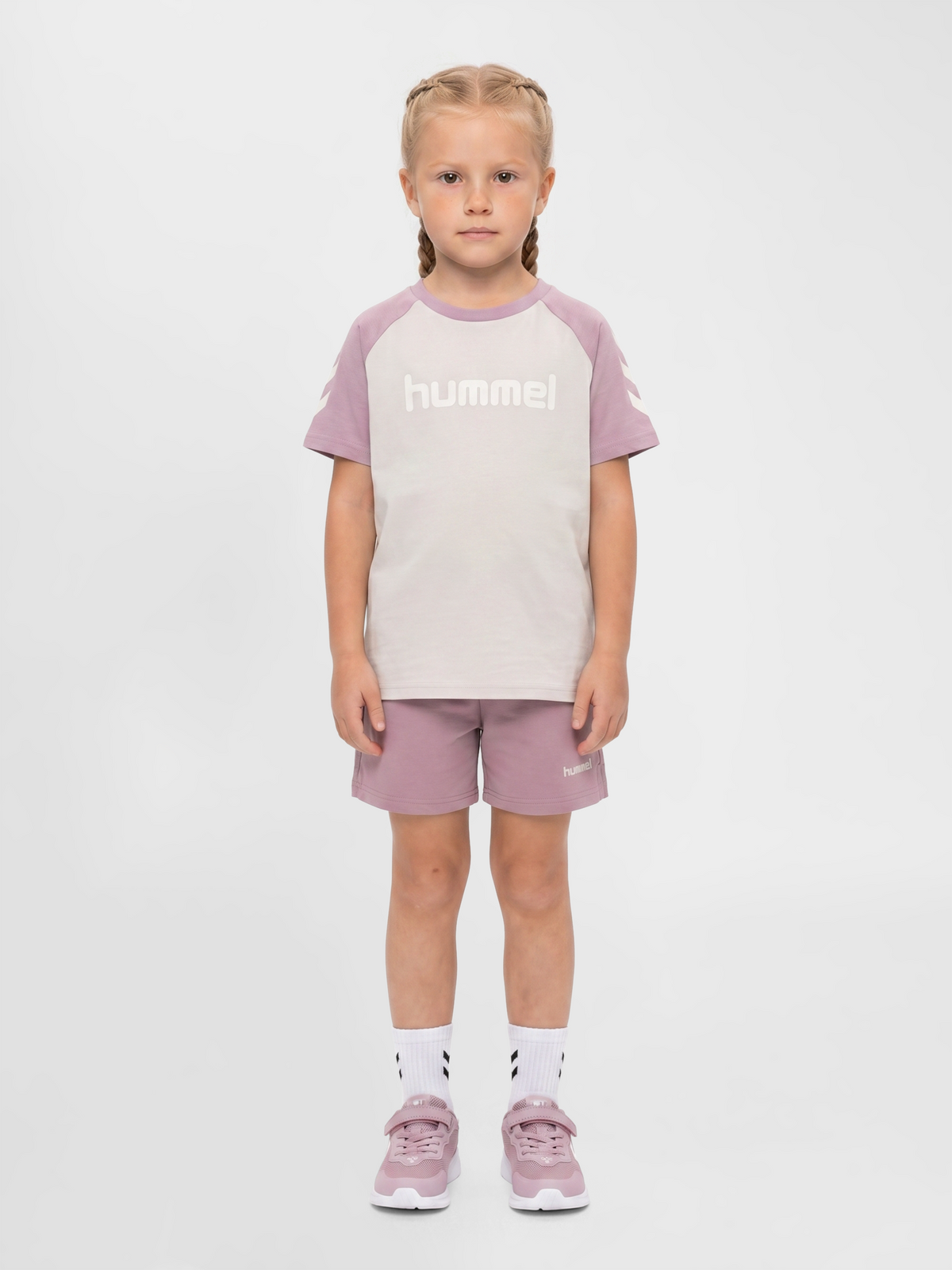 hummel Jr Light Sweat Shorts Sea Fog