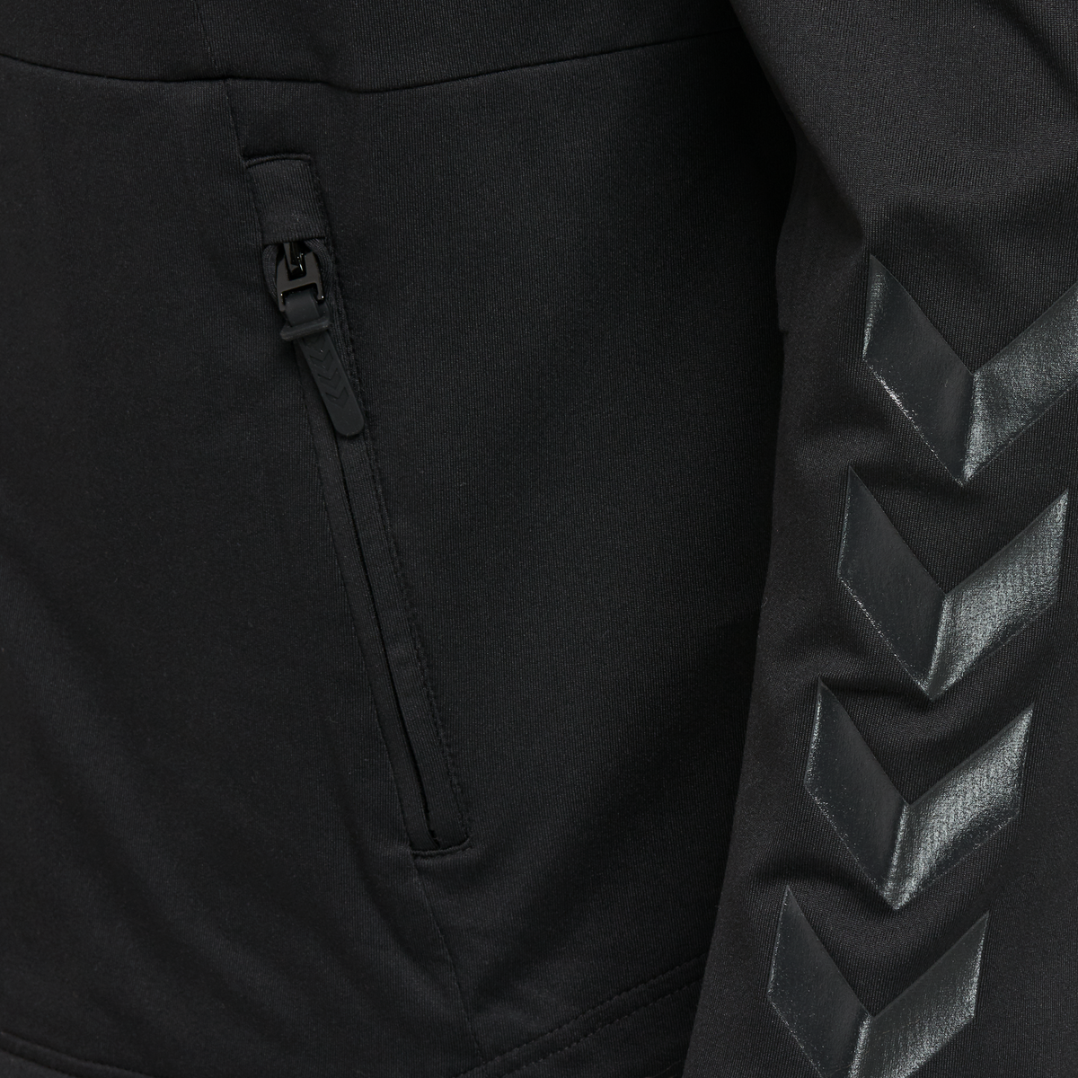 hummel Aston Zip Hoodie Black