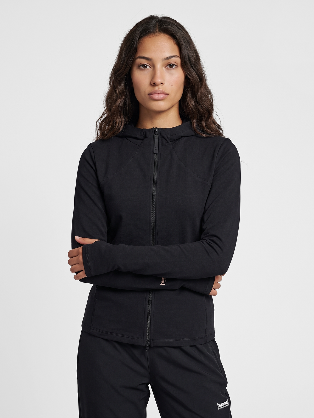 hummel Foundation Zip Hoodie Black