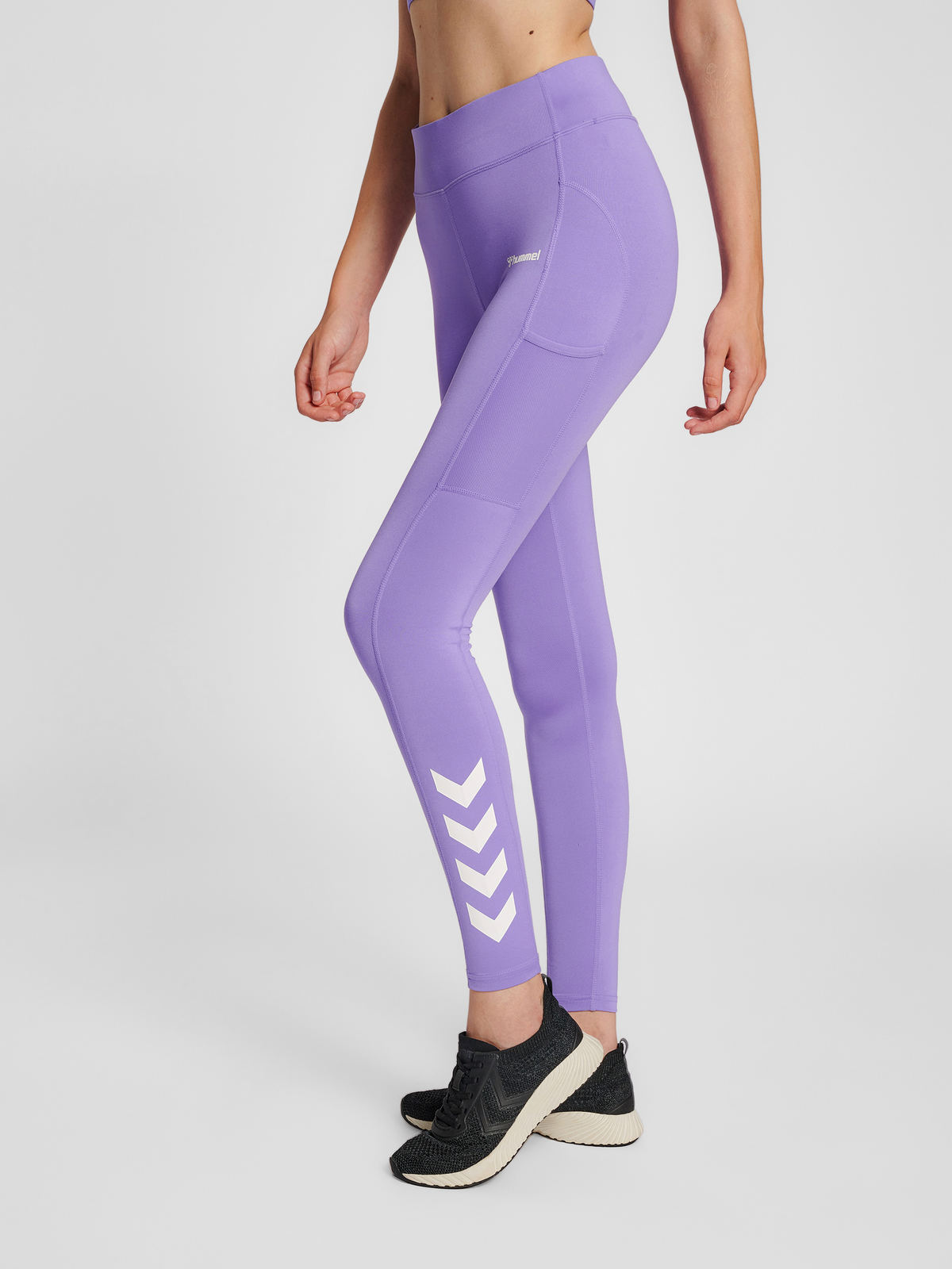 hummel Mt Chipo Mid Waist Tights Paisley Purple