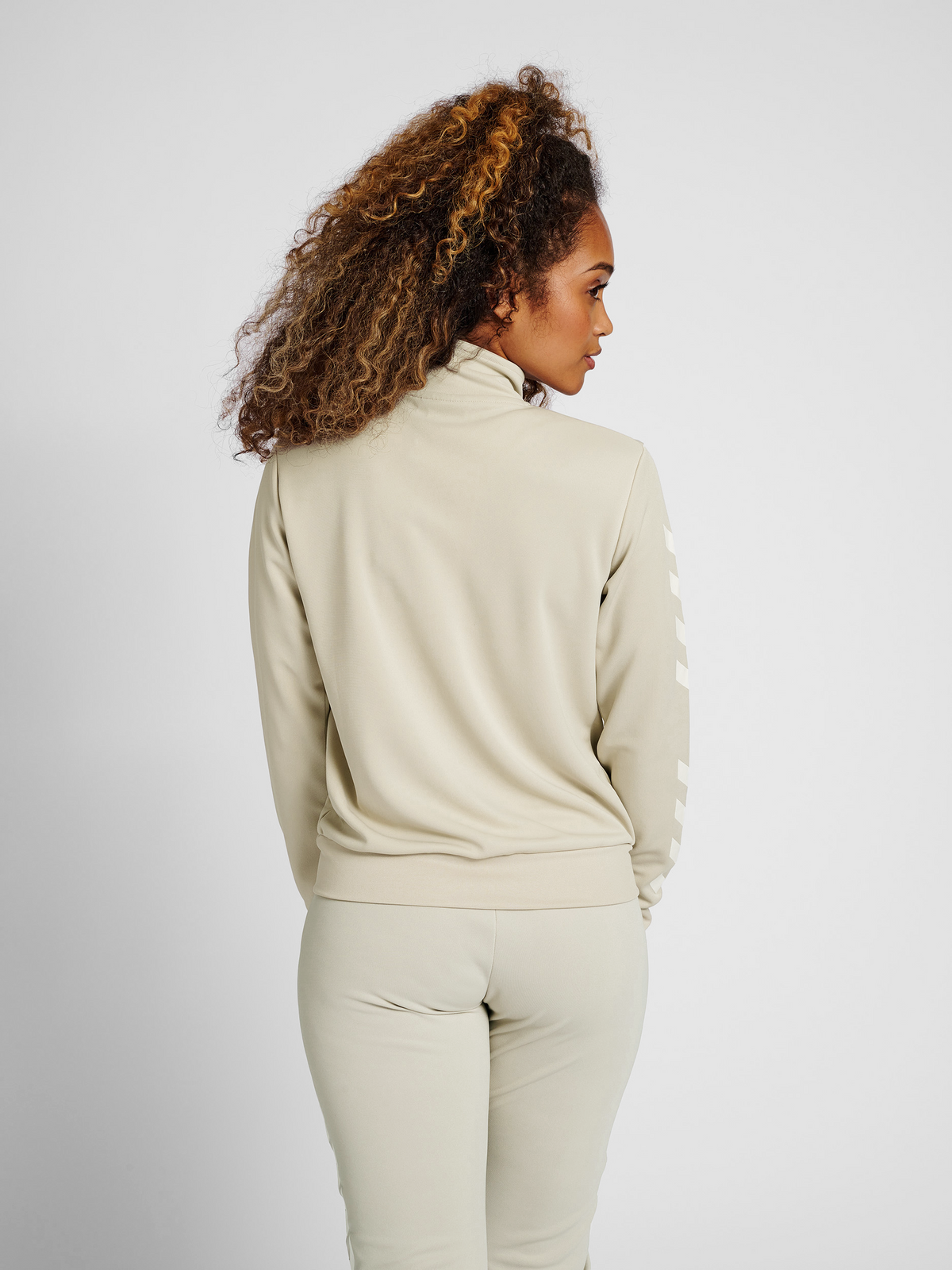 hummel Legacy Poly Woman Zip Jacket Pumice Stone