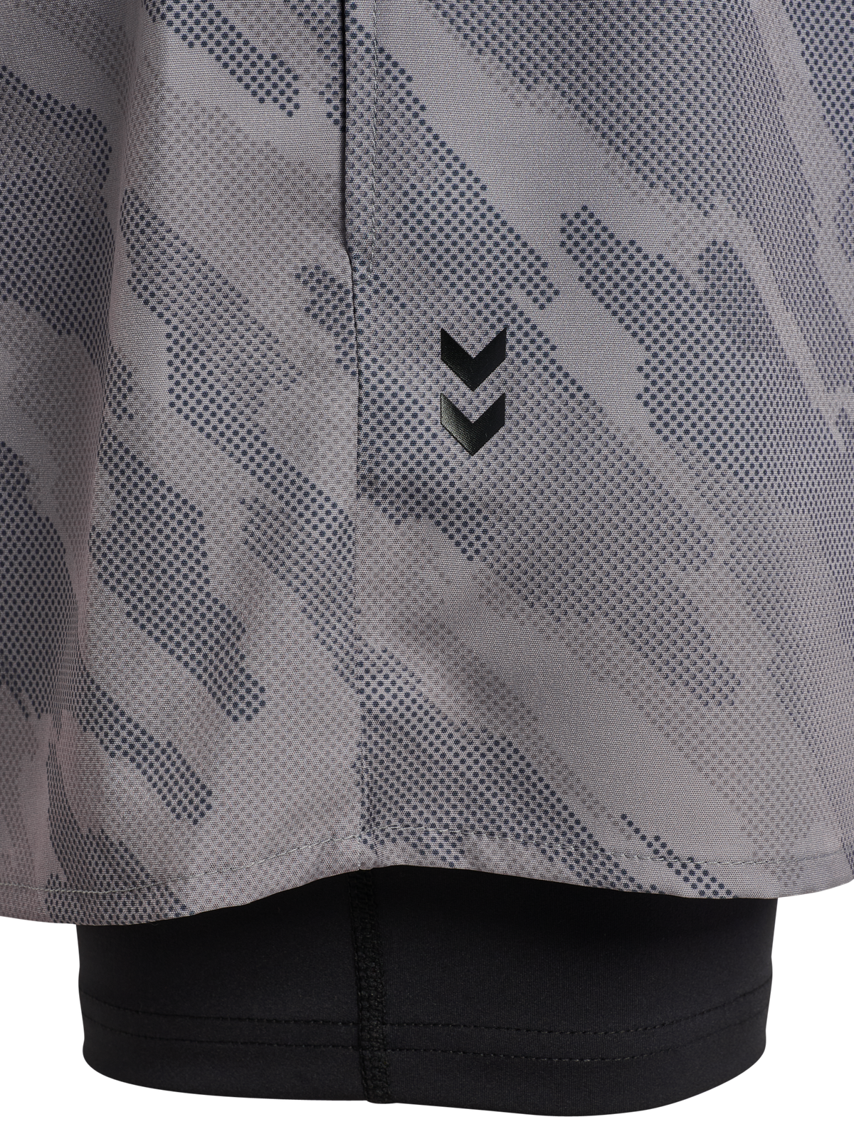 hummel HIIT Intensity Aop 2 In 1 Shorts Sharkskin