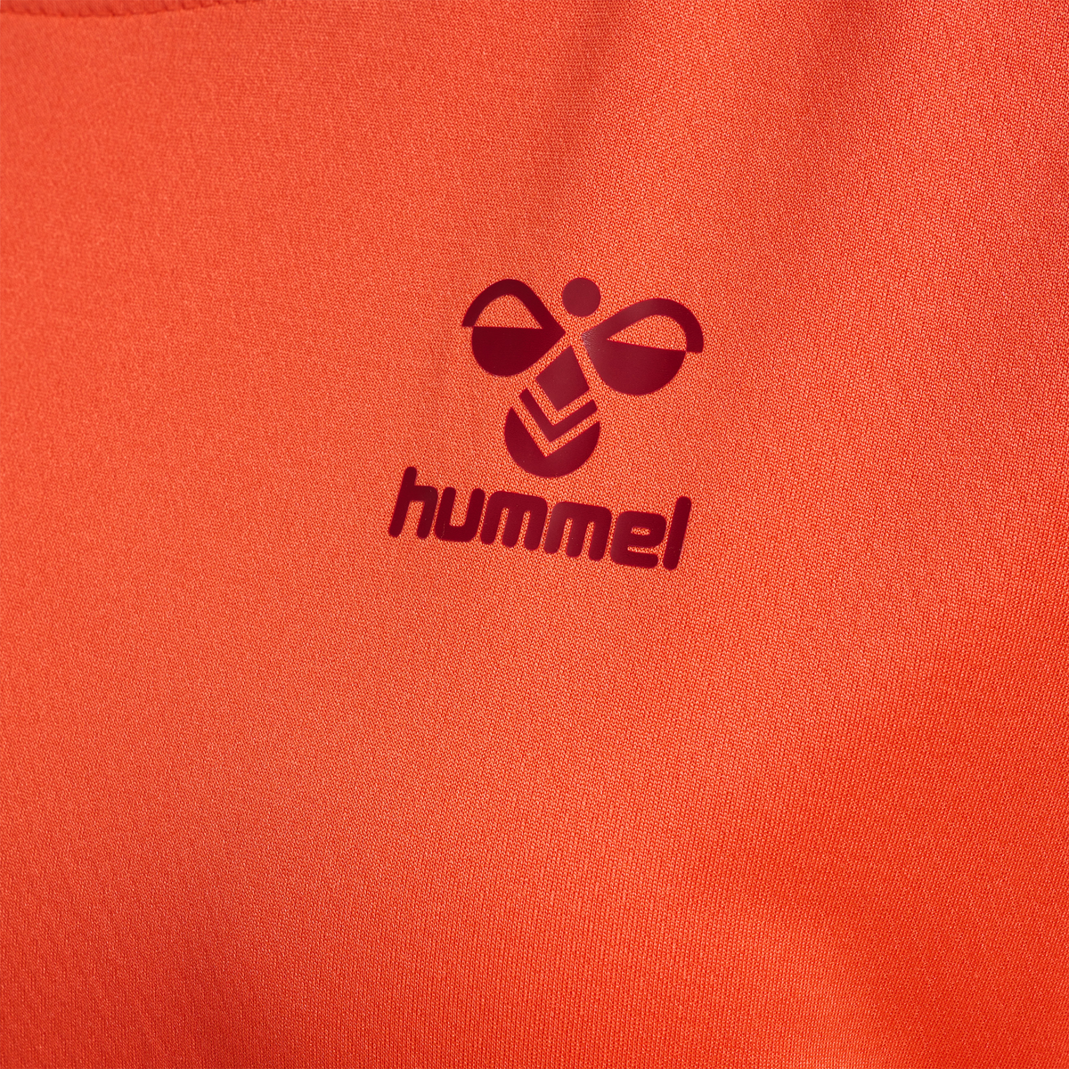 hummel Ongrid Poly Jersey S/S Wo Nasturtium/Rhubarb
