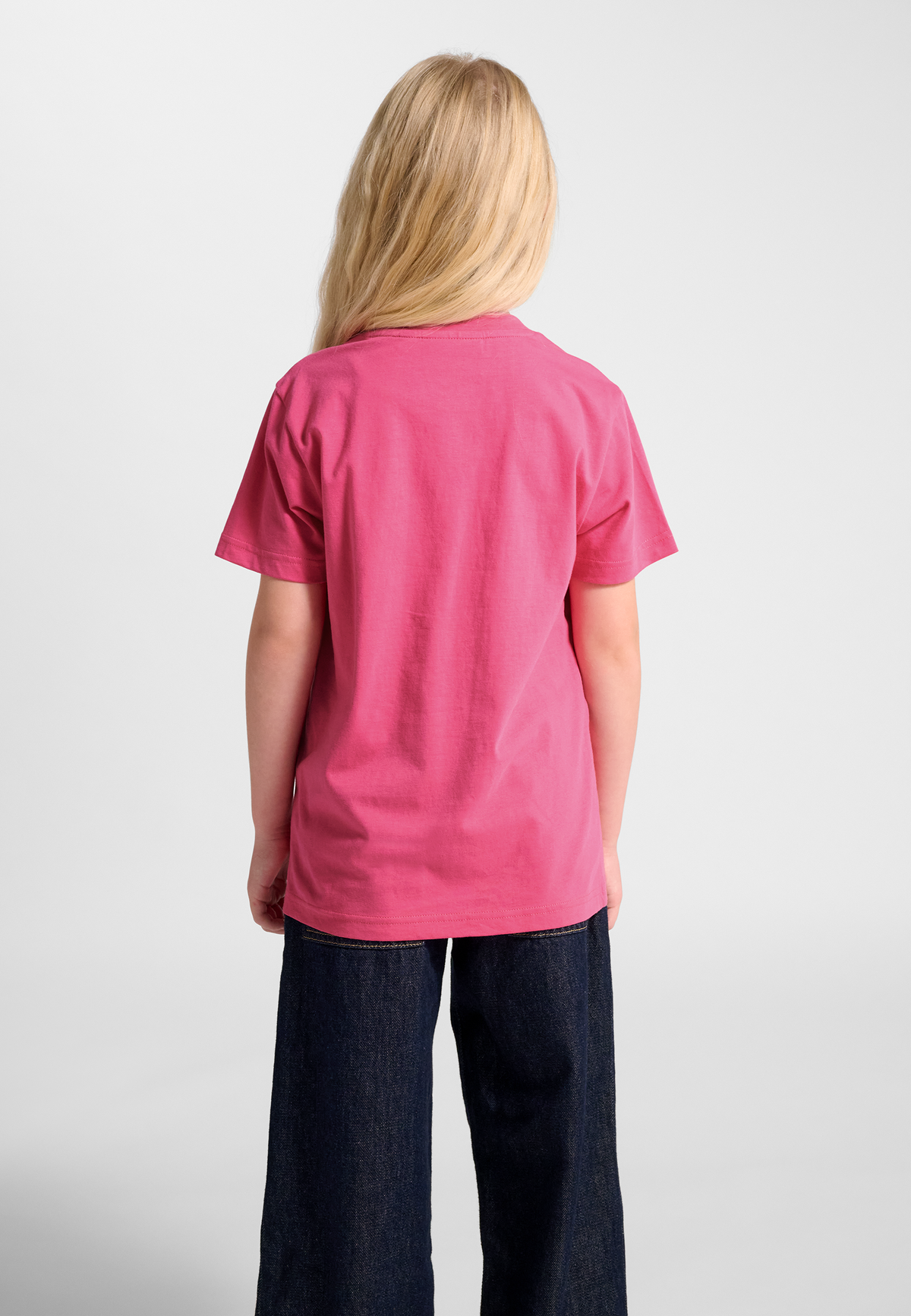 hummel Jr Reg Graphic T-shirt S/S Pink Flambè
