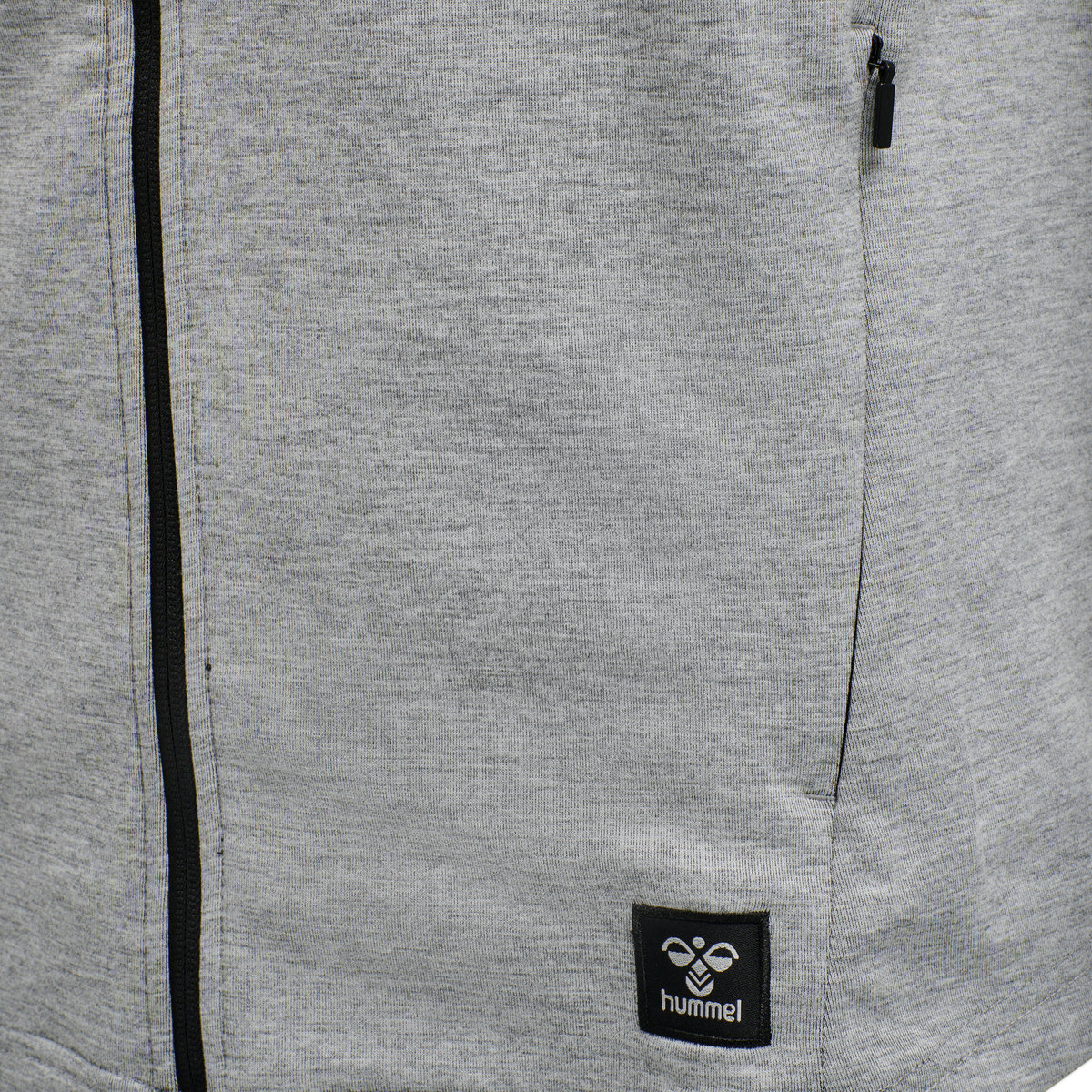 hummel Tropper Zip Jacket Grey Melange