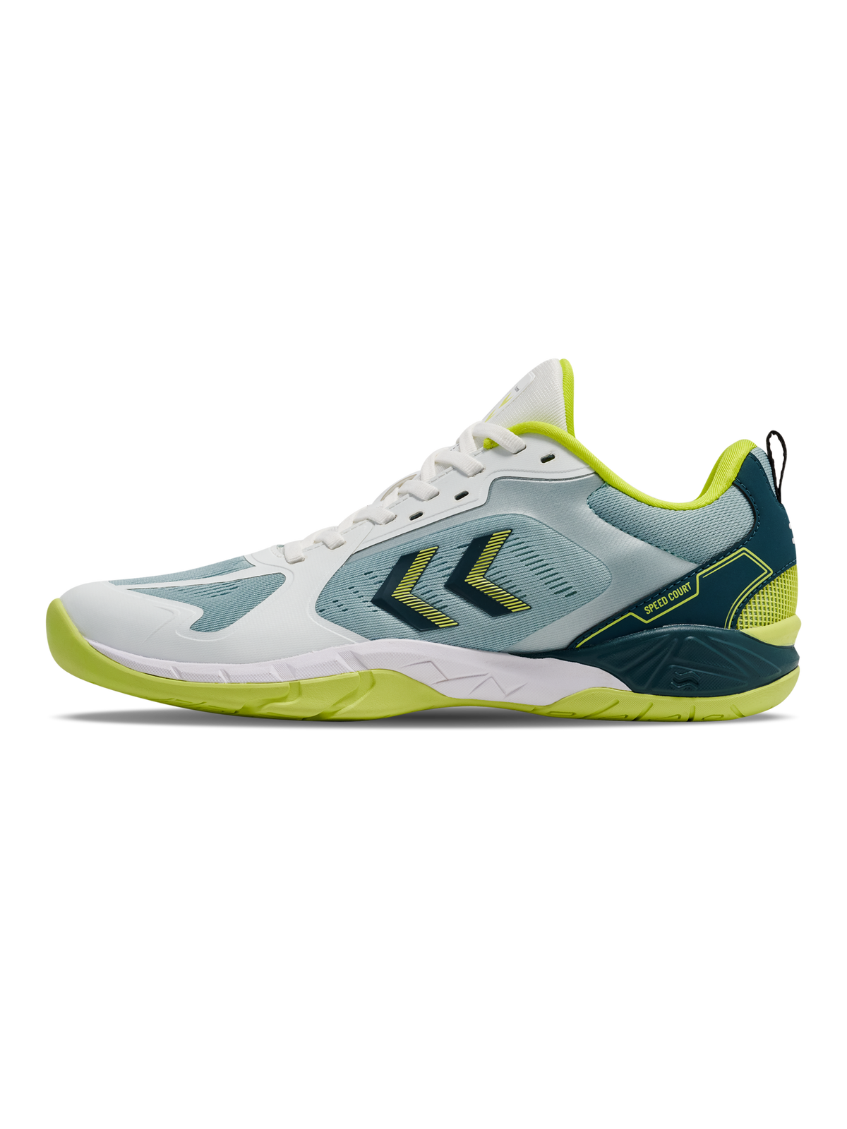 hummel Speed Court White/Green/Yellow