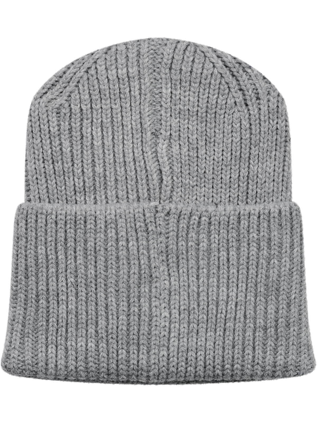 hummel Jr Heavy Rib Knit Beanie Grey Melange