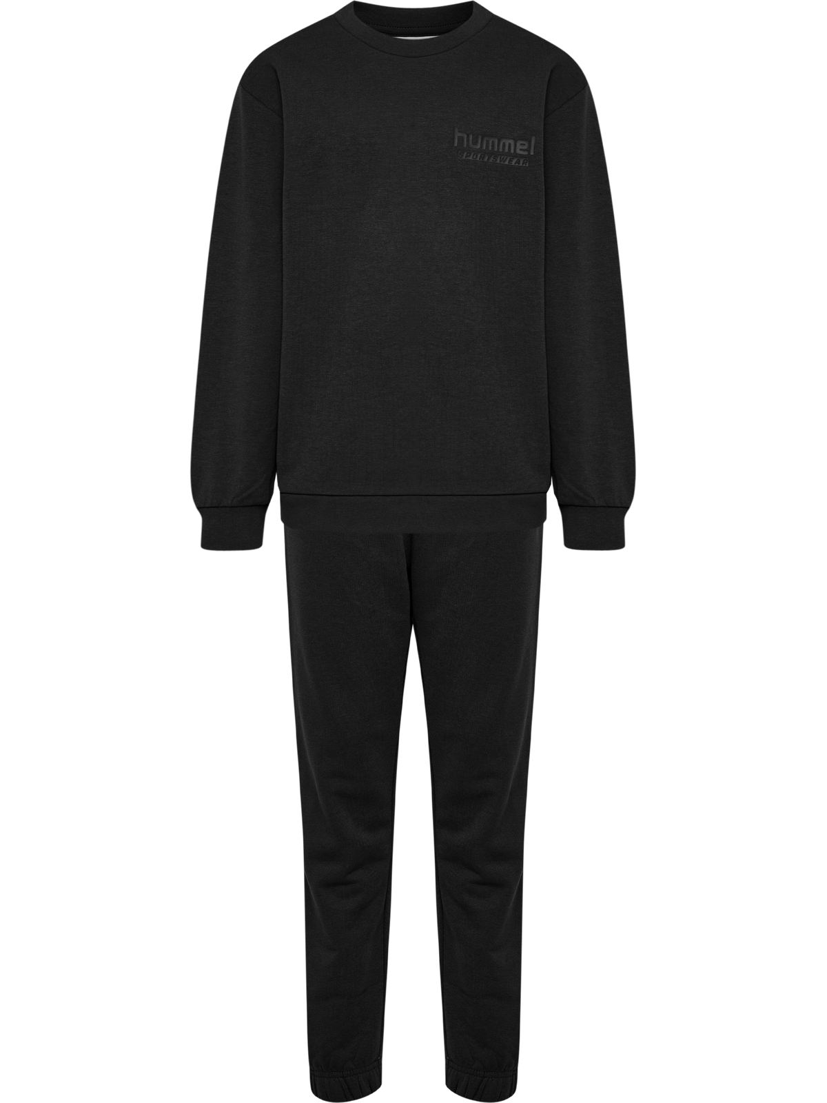 hummel Jr Base Sweat Set Black
