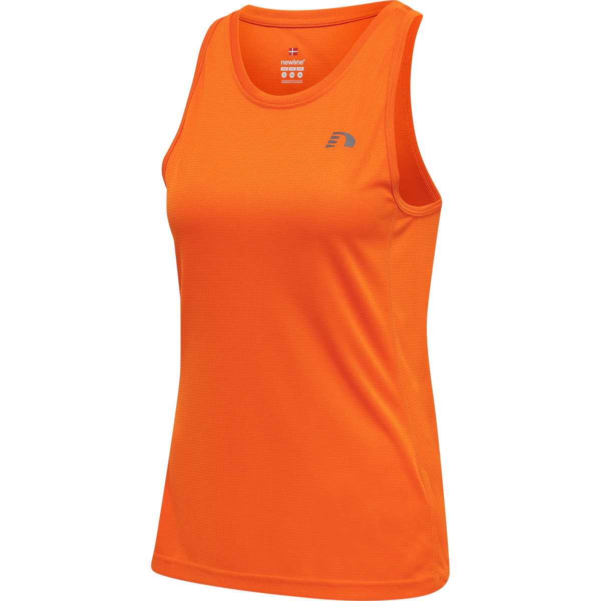 Newline Women Core Running Singlet Orange Tiger