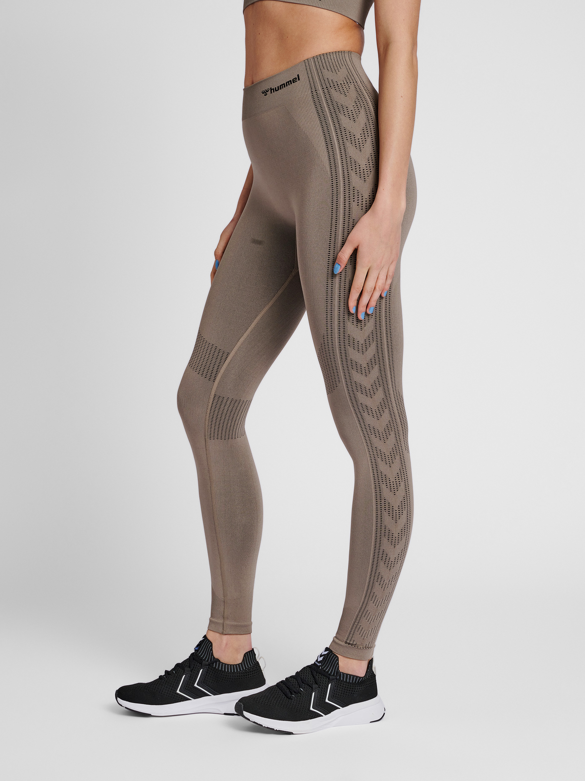 hummel Mt Shaping Seamless MW Tights Driftwood
