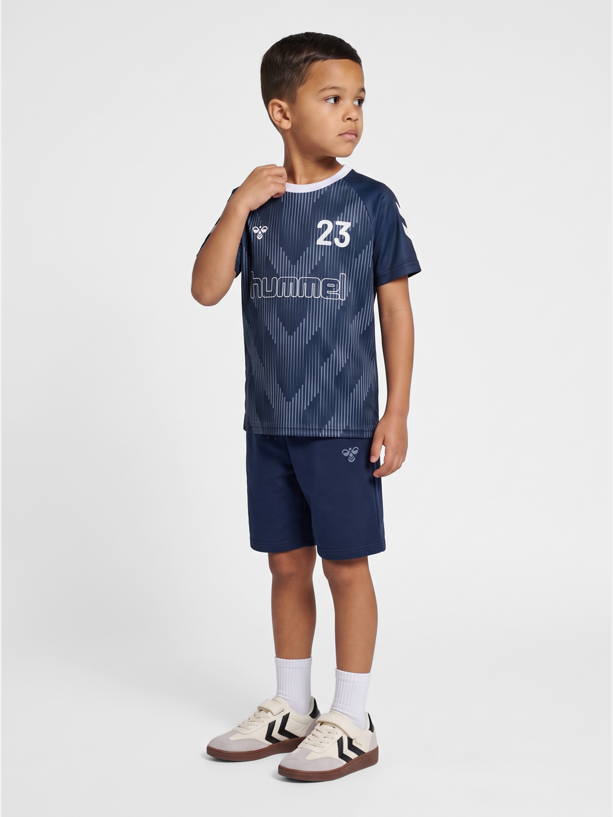 hummel Jr Reg Soccer 12 T-shirt SS Dress Blues