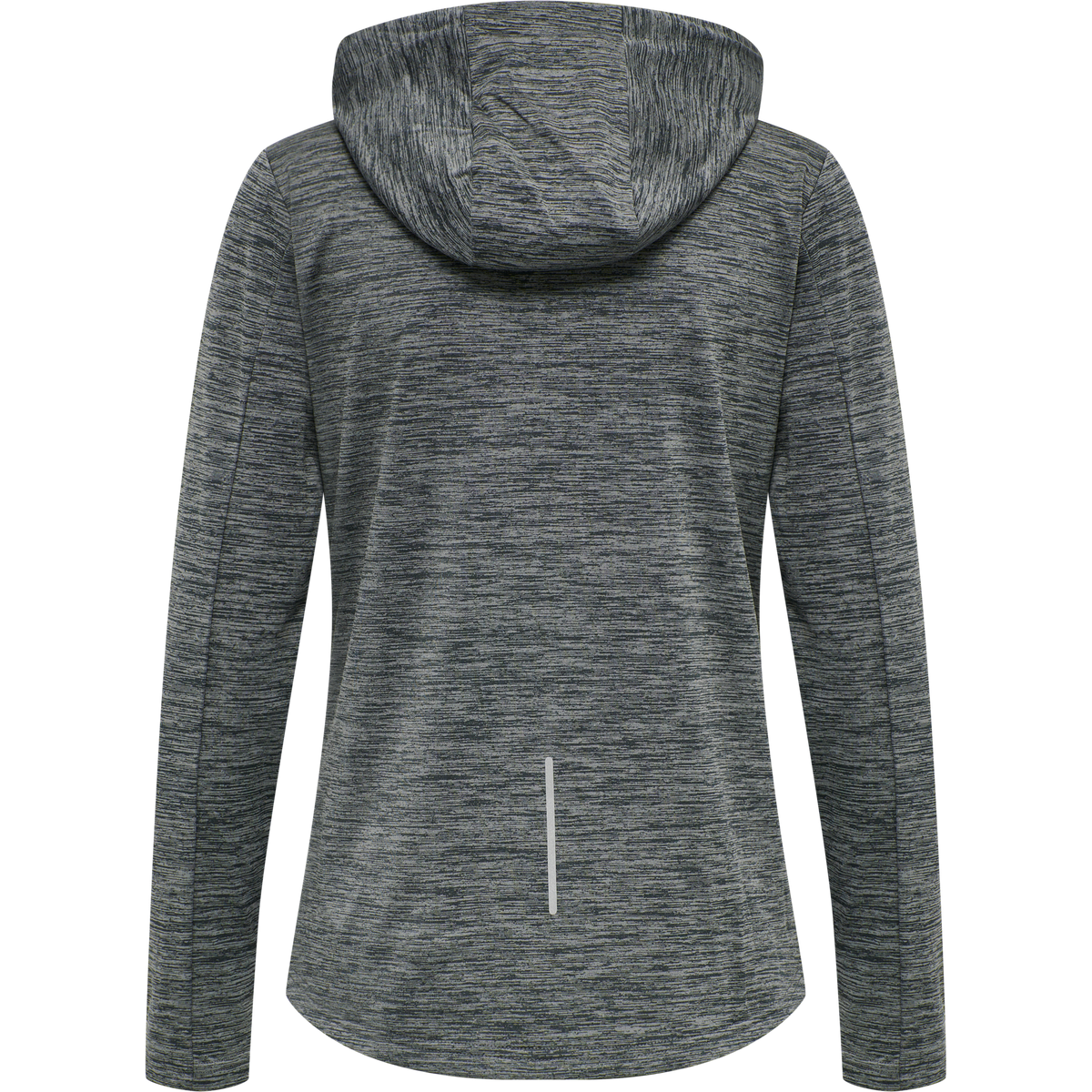 hummel Selby Zip Hoodie Dark Grey Melange