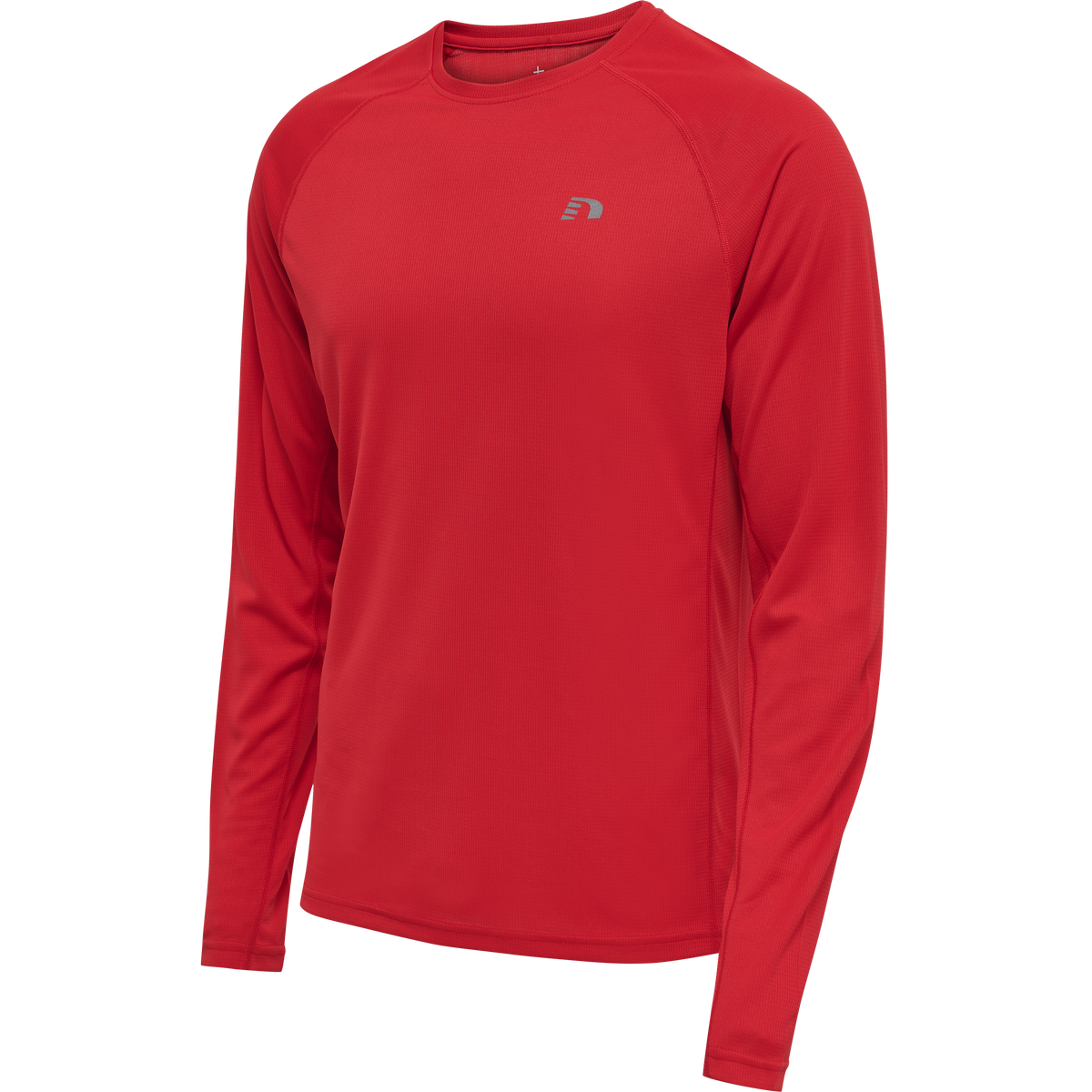 Newline Men Core Running T-shirt L/S Tango Red