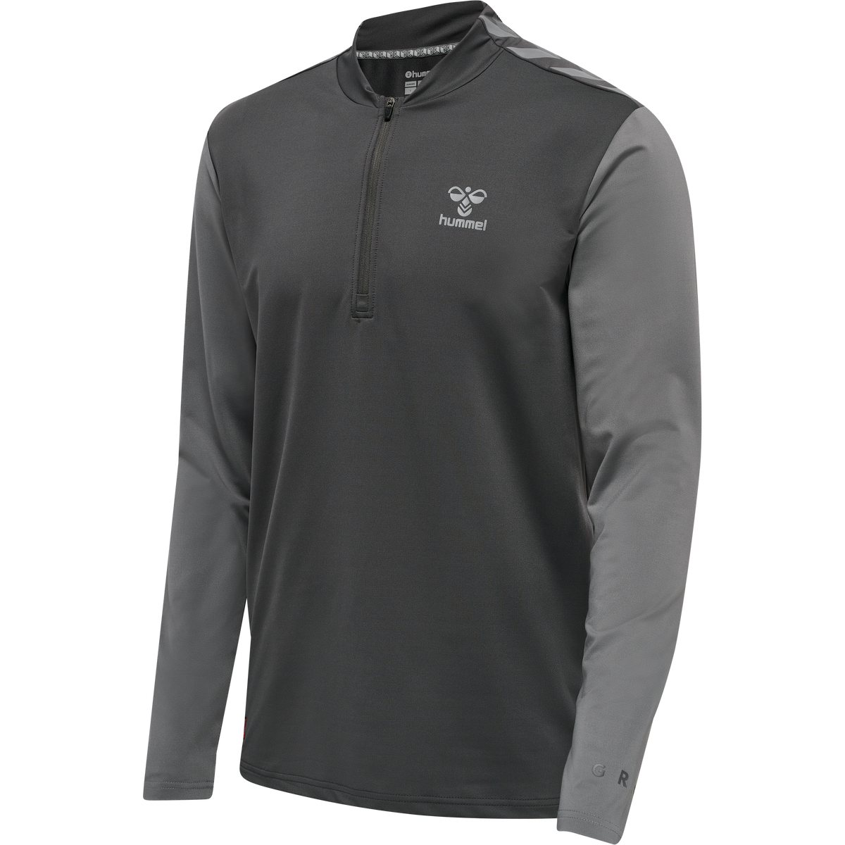 hummel Pro Grid Half Zip Training L/S Forged Iron/Quiet Shade