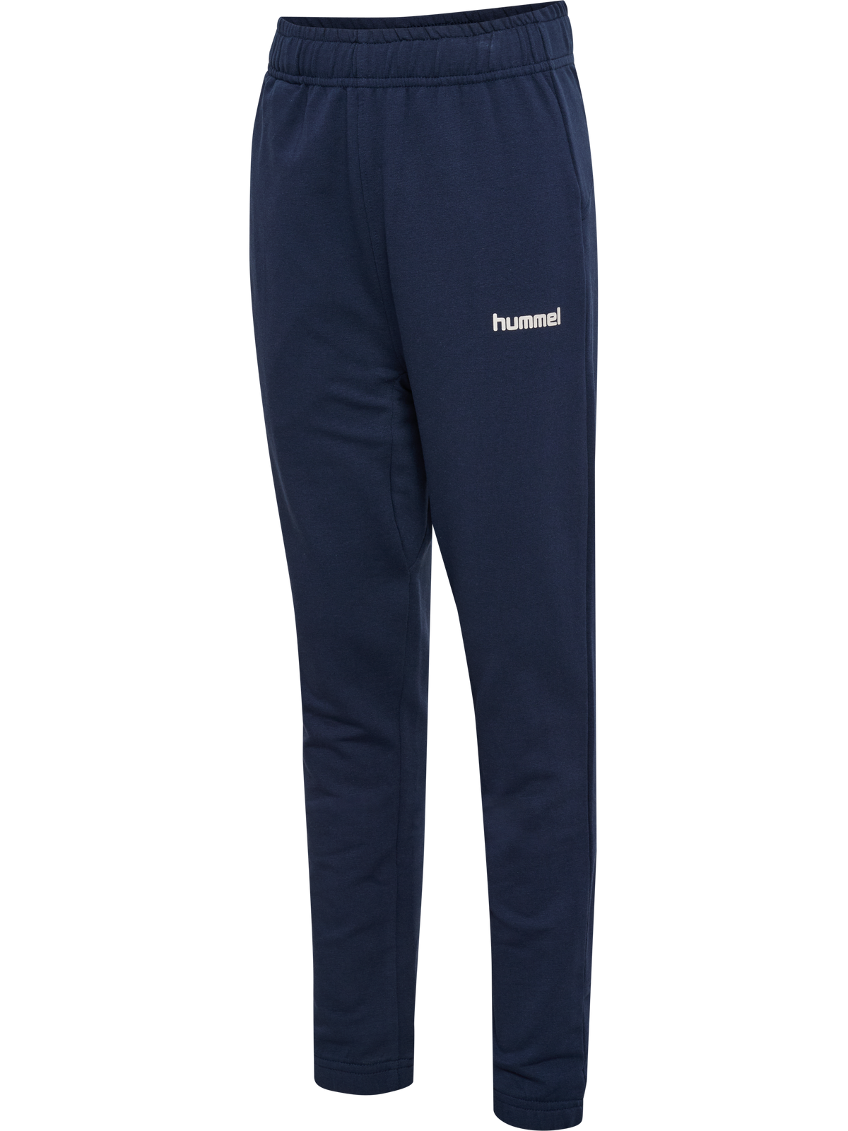 hummel Jr Reg Logo Adj Waist Pants Dress Blues