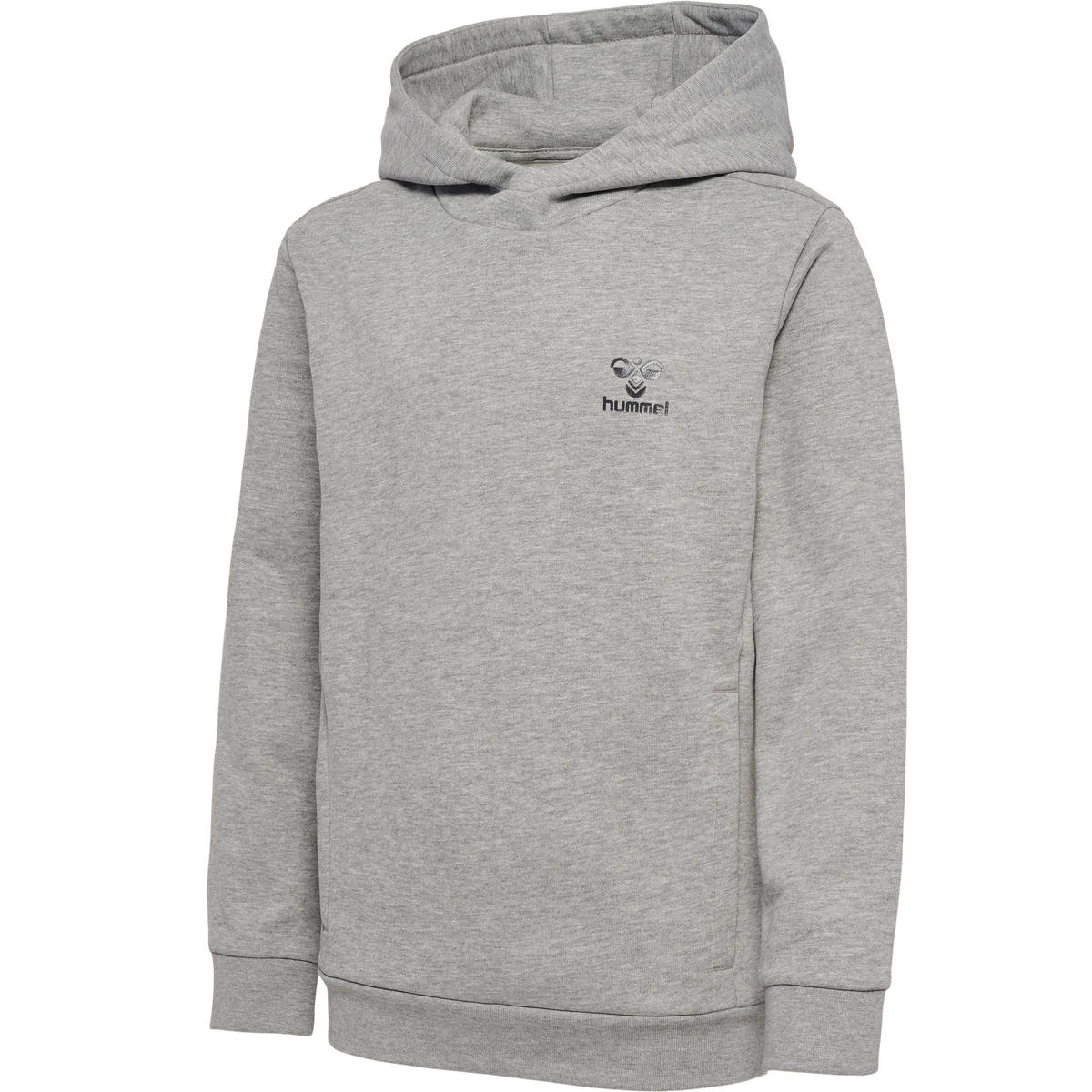 hummel Offgrid Hoodie Kids Grey Melange/Forged Iron