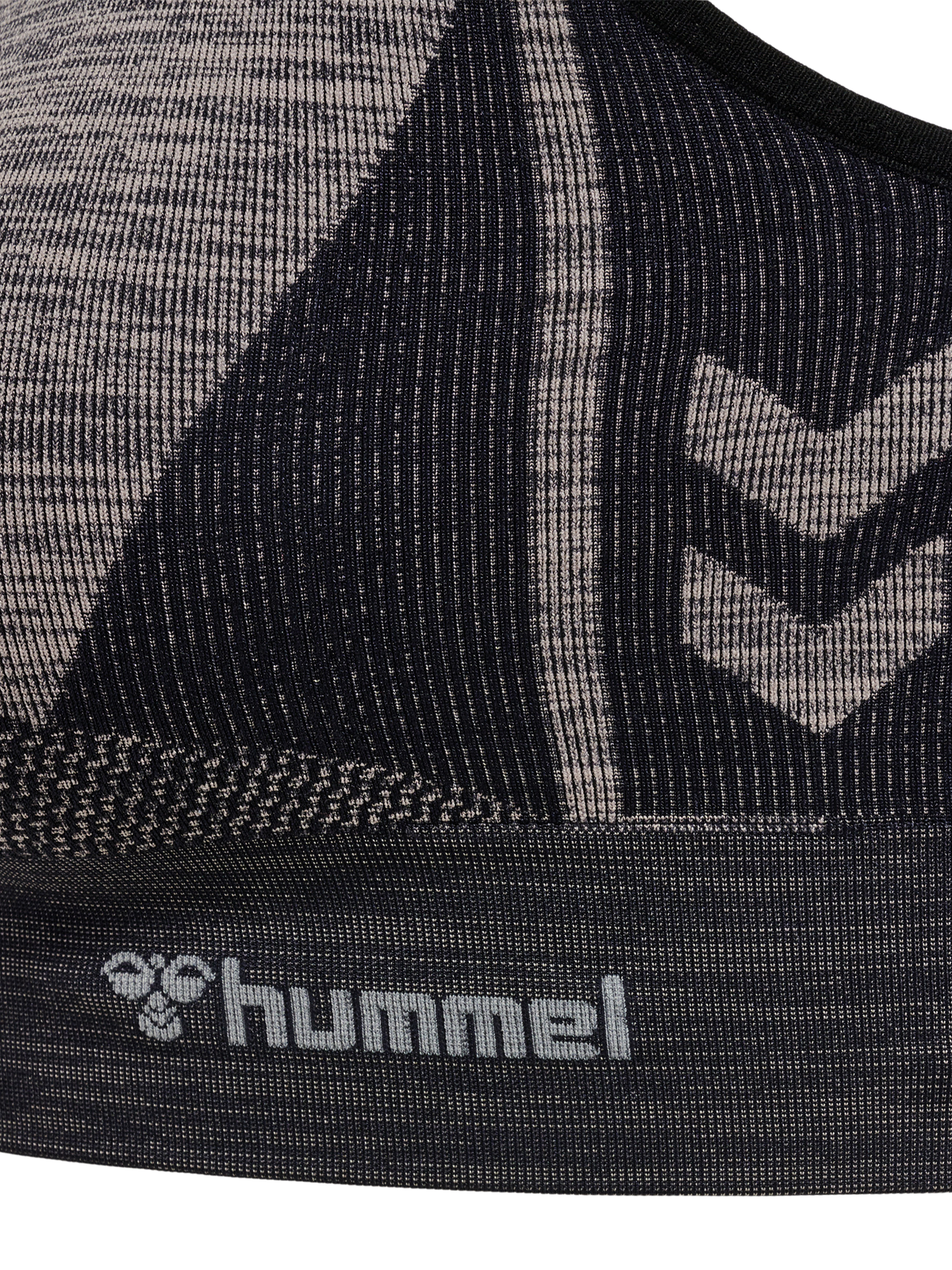 hummel Clea Seamless Sports Top Chateau Gray/Black Melange