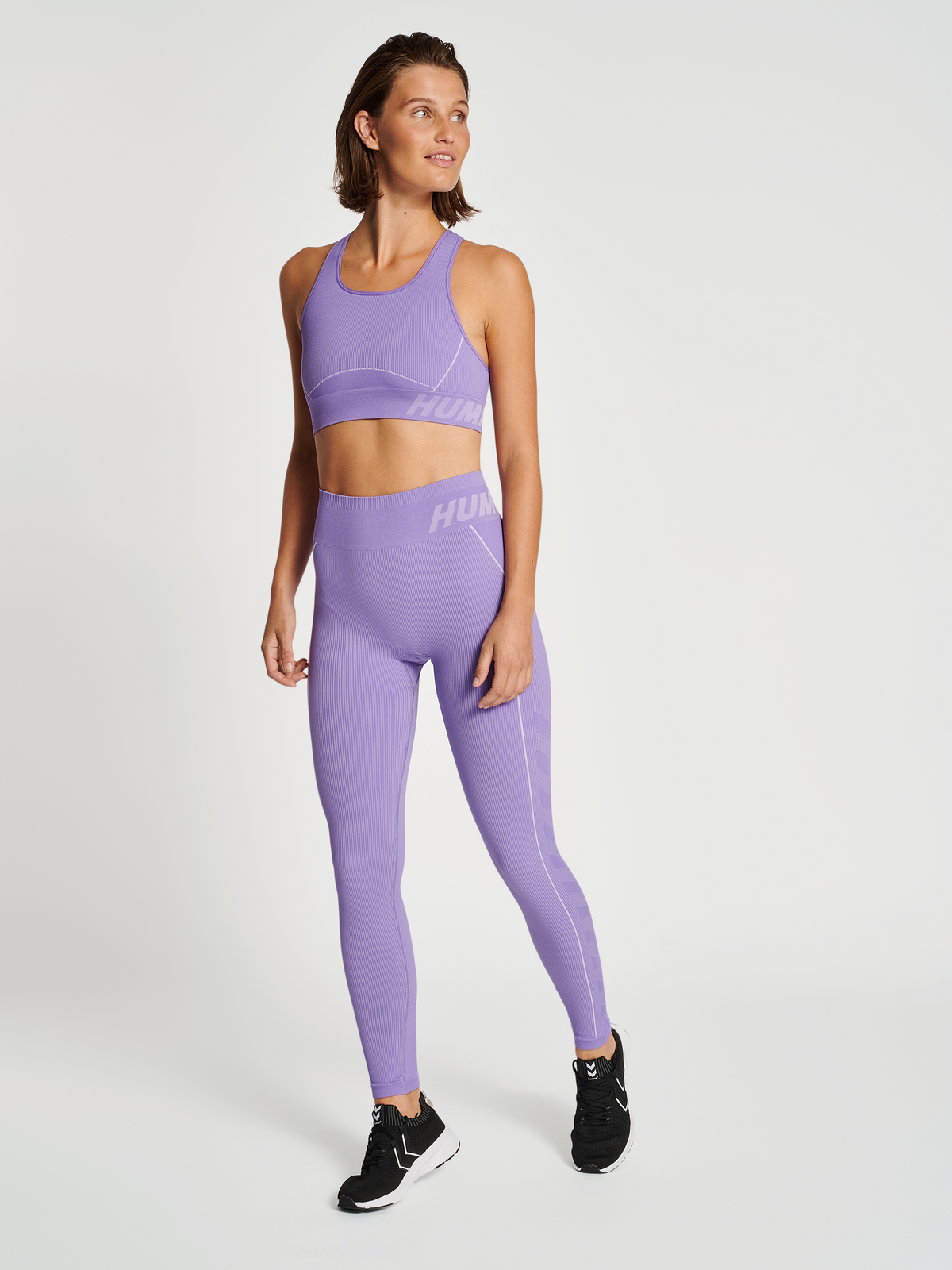 hummel Te Christel Seamless Sports Top Paisley Purple/Lavender Melang