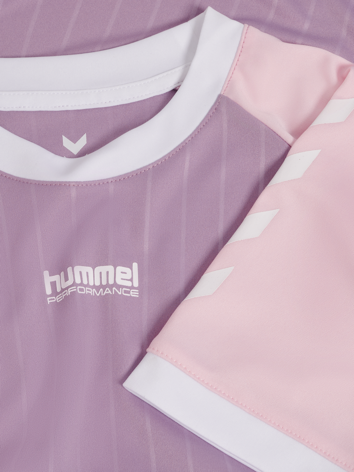 hummel Jr Stripe T-shirt S/S Lavender Mist