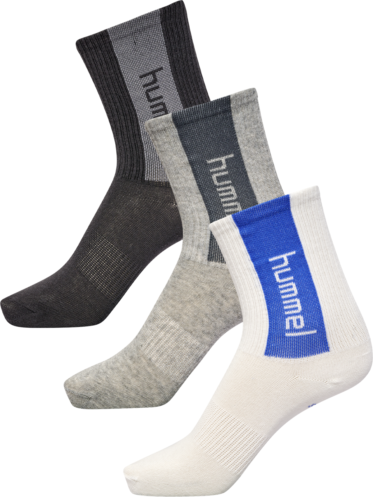 hummel Dante Socks 3-PACK Grey Melange