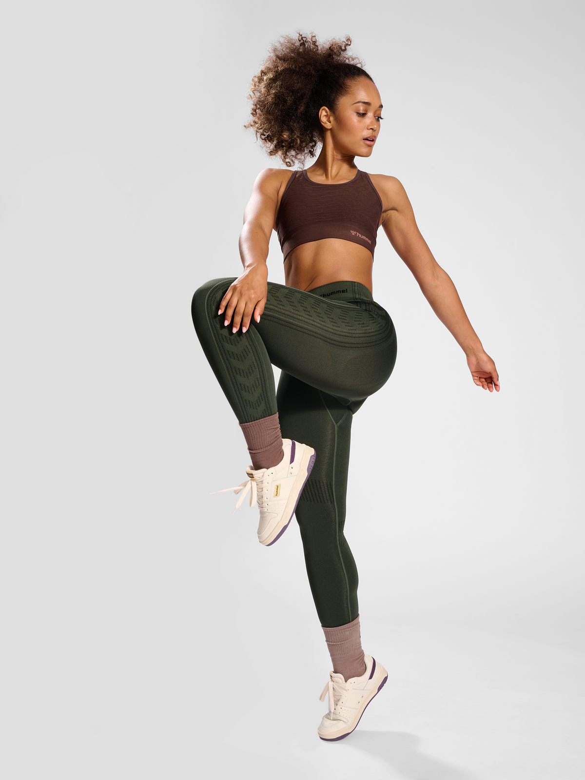 hummel Mt Shaping Seamless MW Tights Climbing Ivy