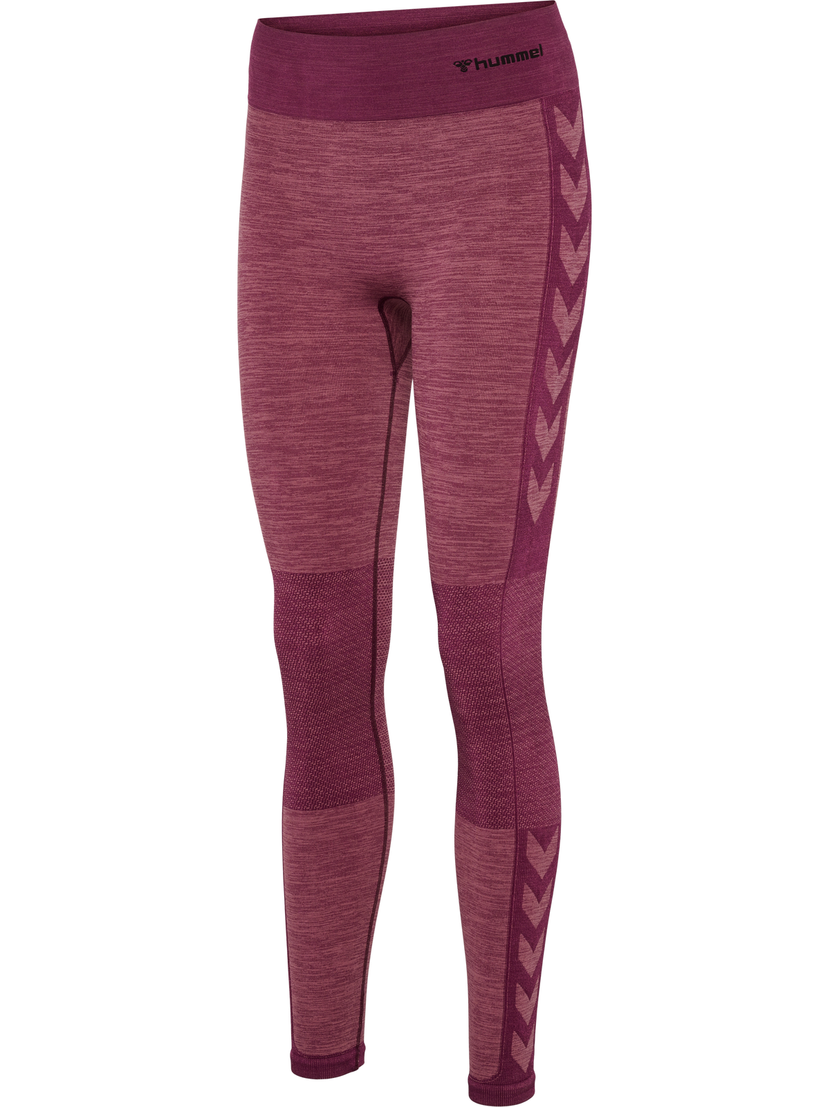 hummel Clea Seamless Mid Waist Tights Grape Wine/Crushed Berry Mel