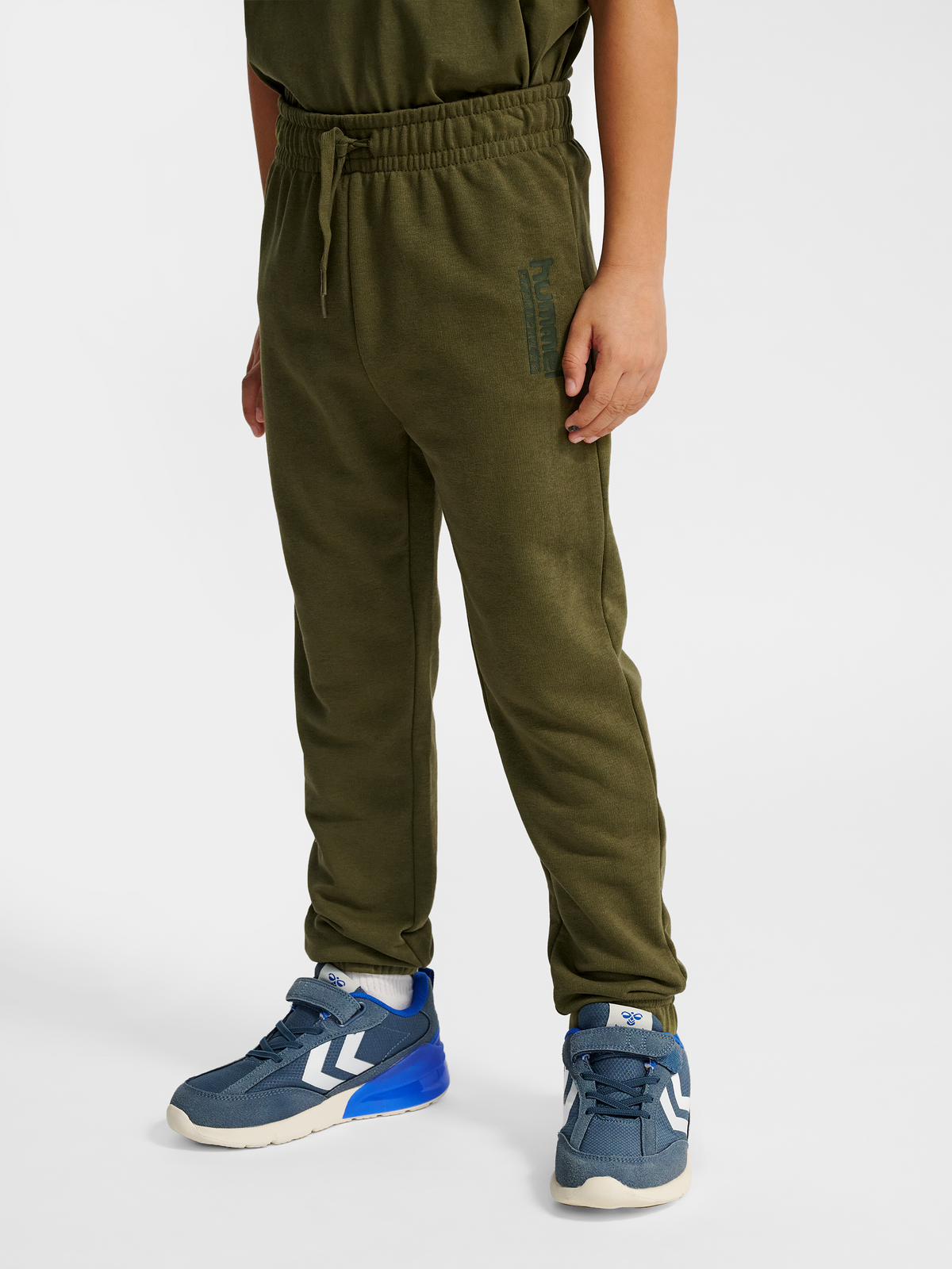 hummel Jr Base Regular Pants Winter Moss