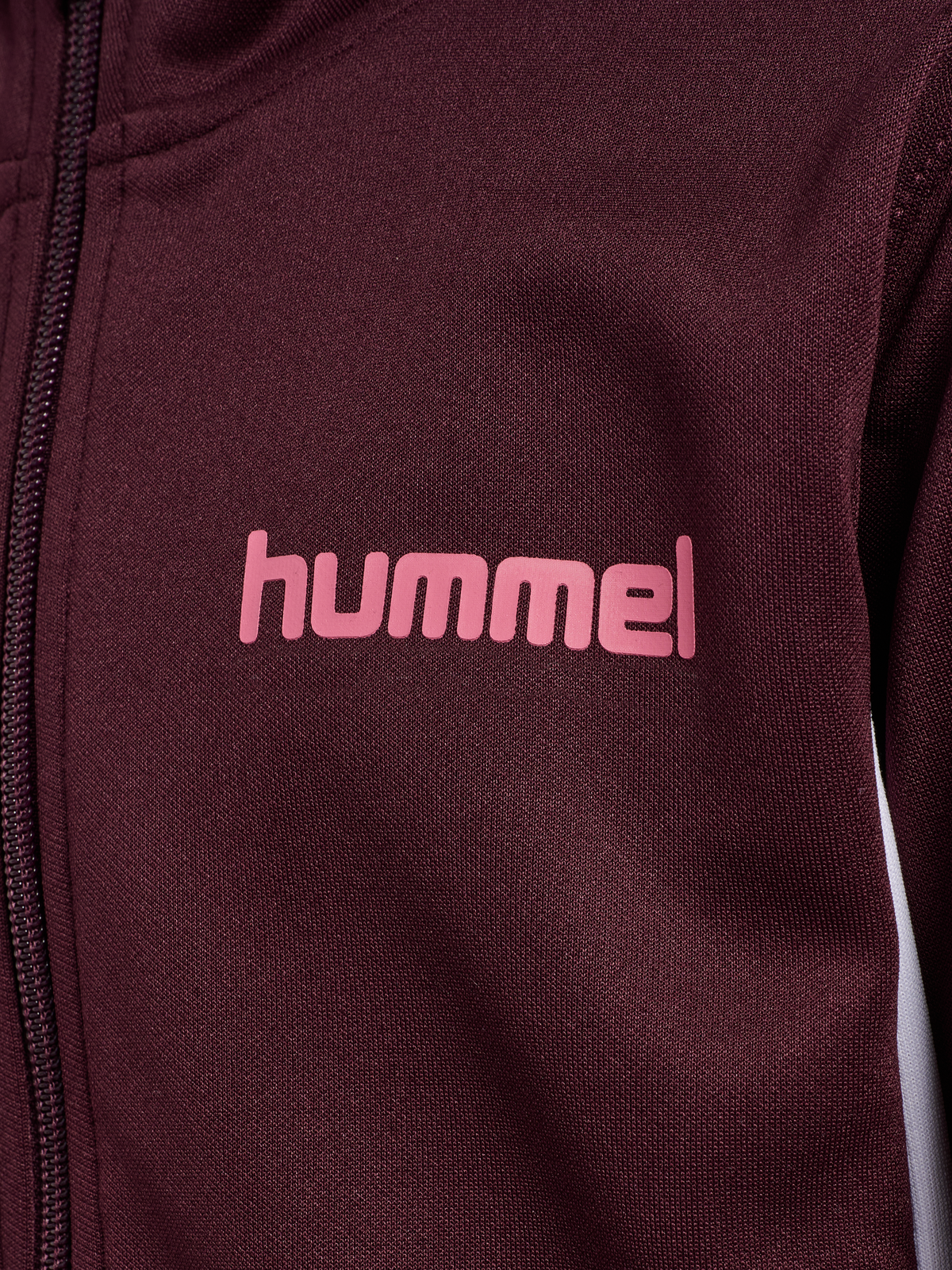 hummel Jr Chevron Zip Jacket Winetasting