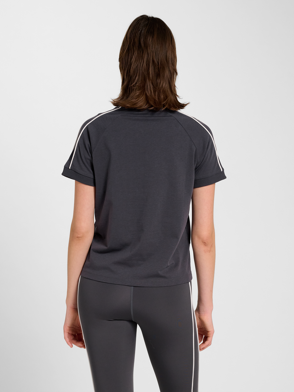 hummel Pulse Piping W T-shirt S/S Ebony