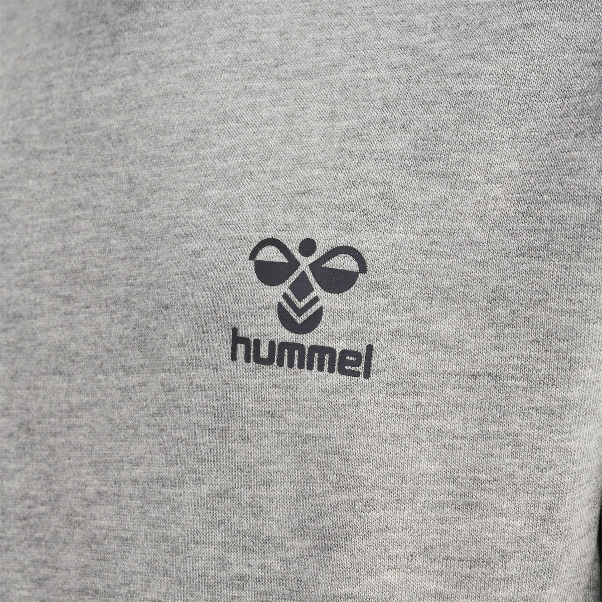 hummel Offgrid Hoodie Kids Grey Melange/Forged Iron