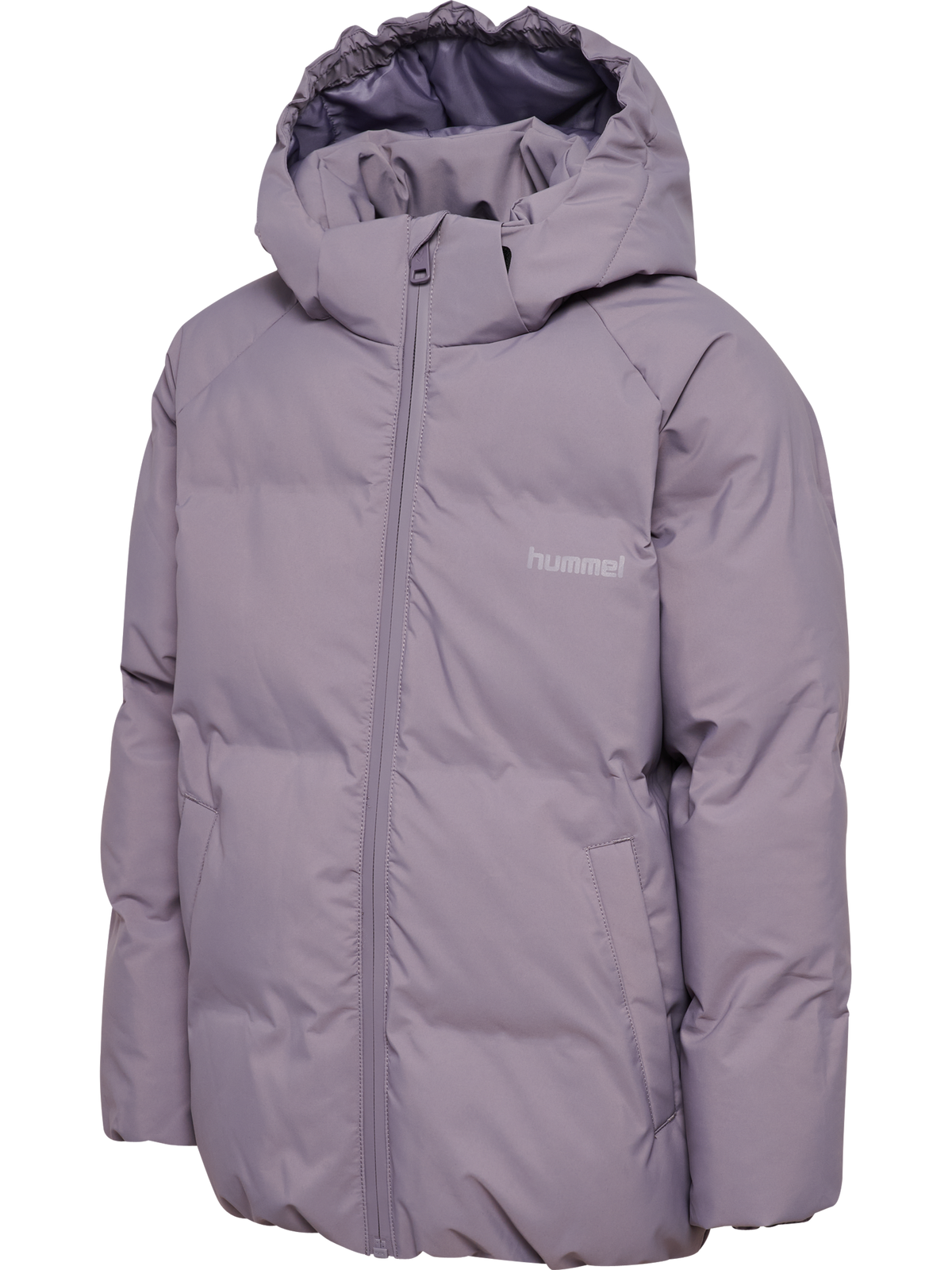 hummel Jr All Weather Puffer Jacket Wr Gray Ridge