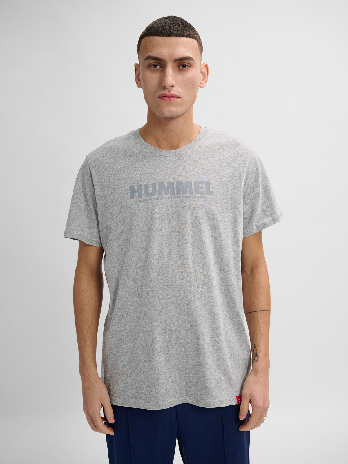 hummel Legacy T-shirt Grey Melange
