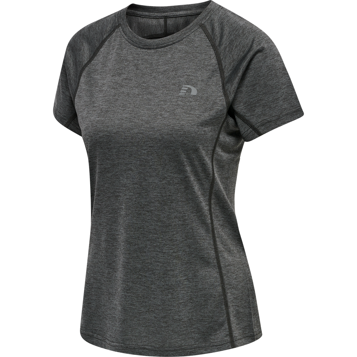 Newline Women Running T-shirt S/S Forged Iron Melange